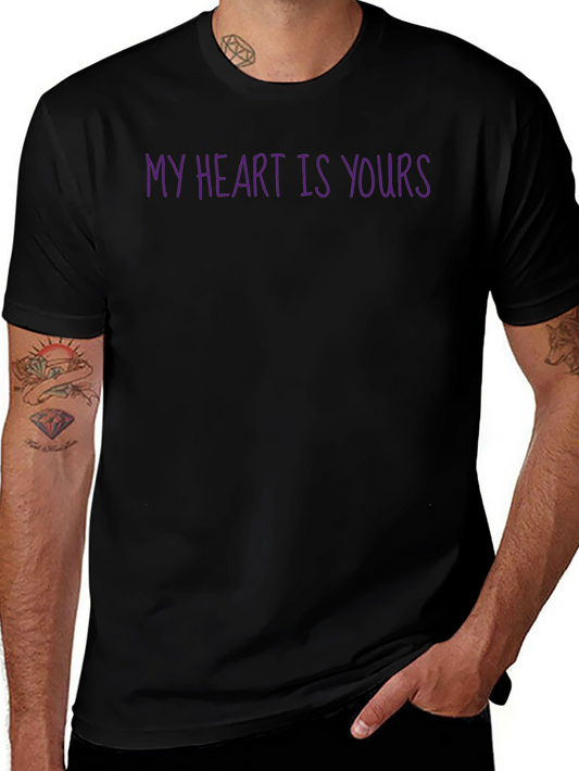 My Heart Is Yours Black T-Shirt