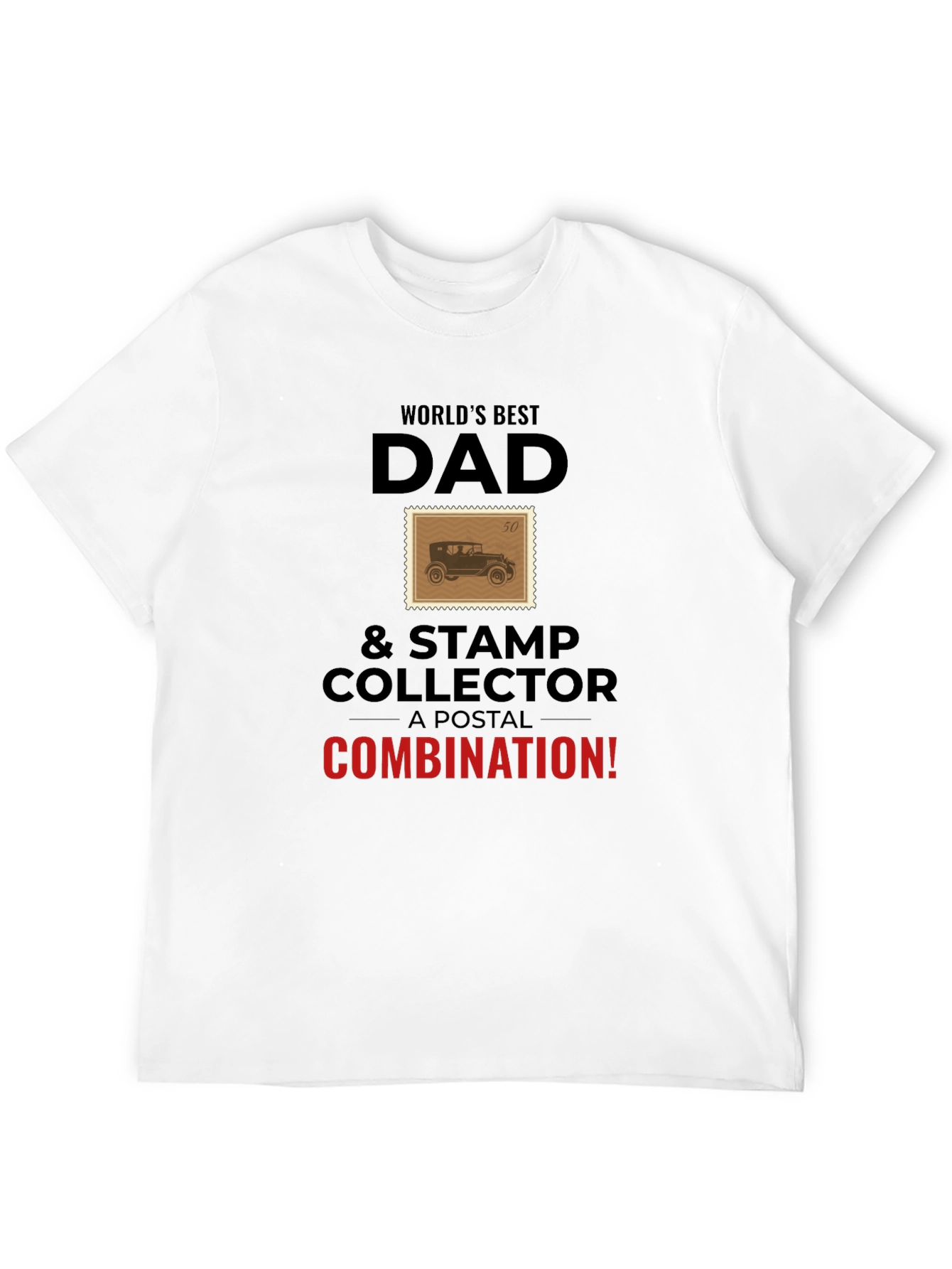 Worlds Best Dad Stamp Collector T-Shirt