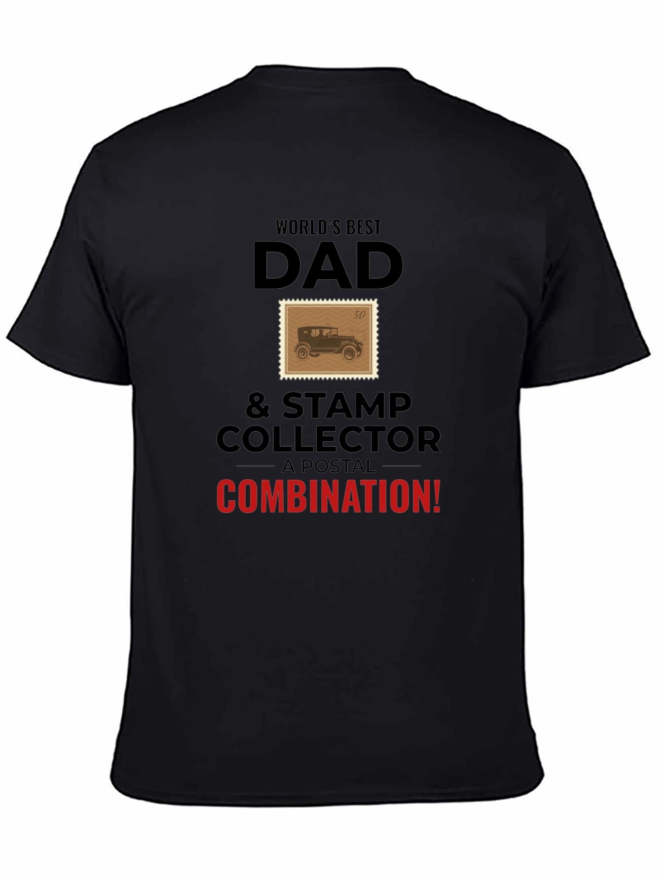 Worlds Best Dad Stamp Collector T-Shirt