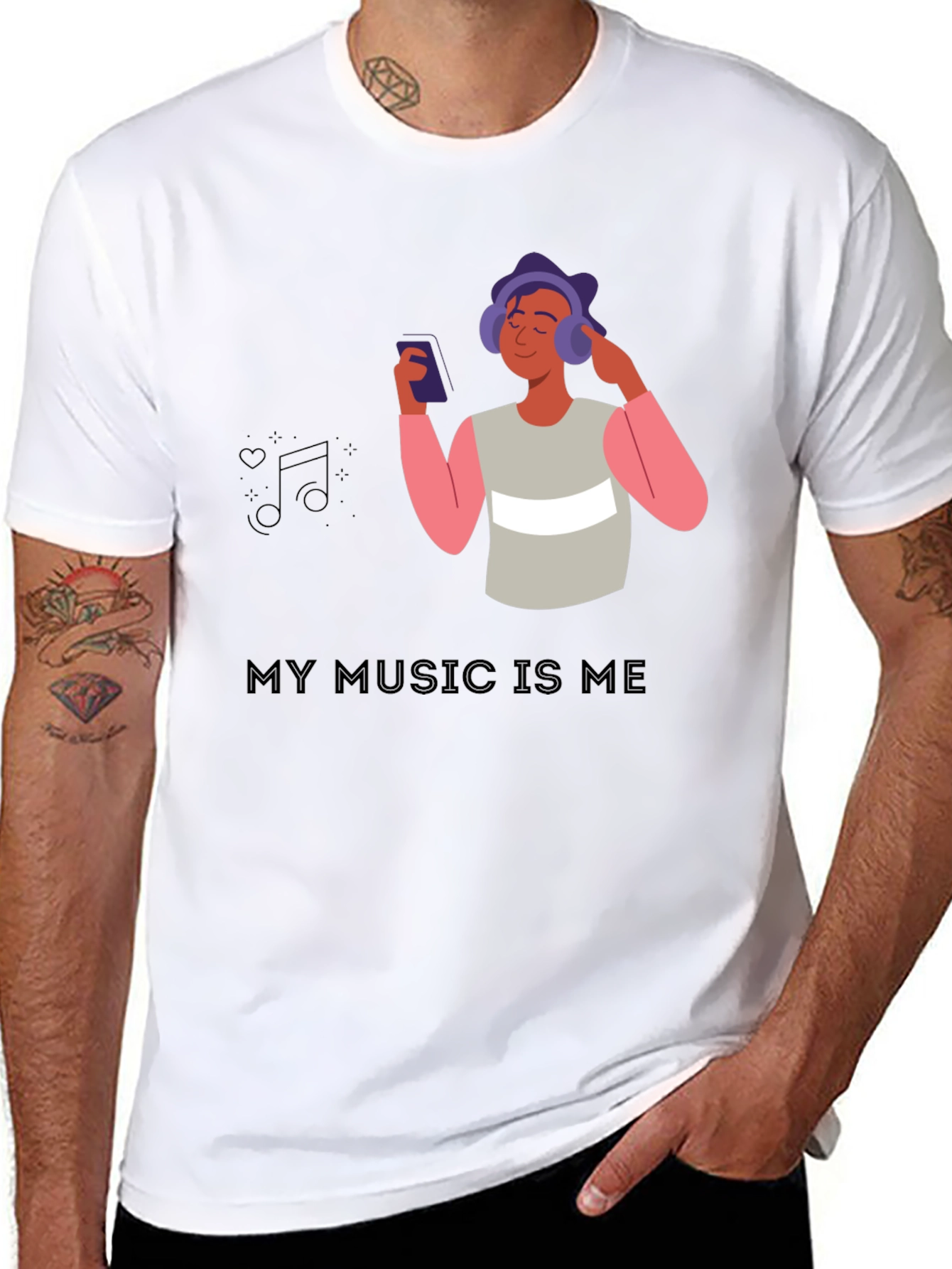 My Music is Me Graphic Tee