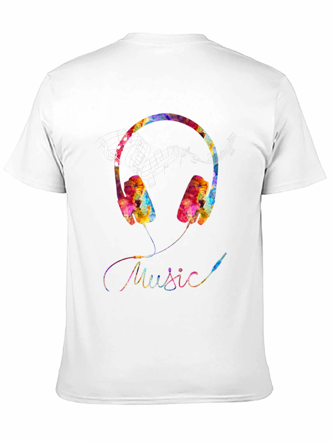 Music Headphone Graphic Tee