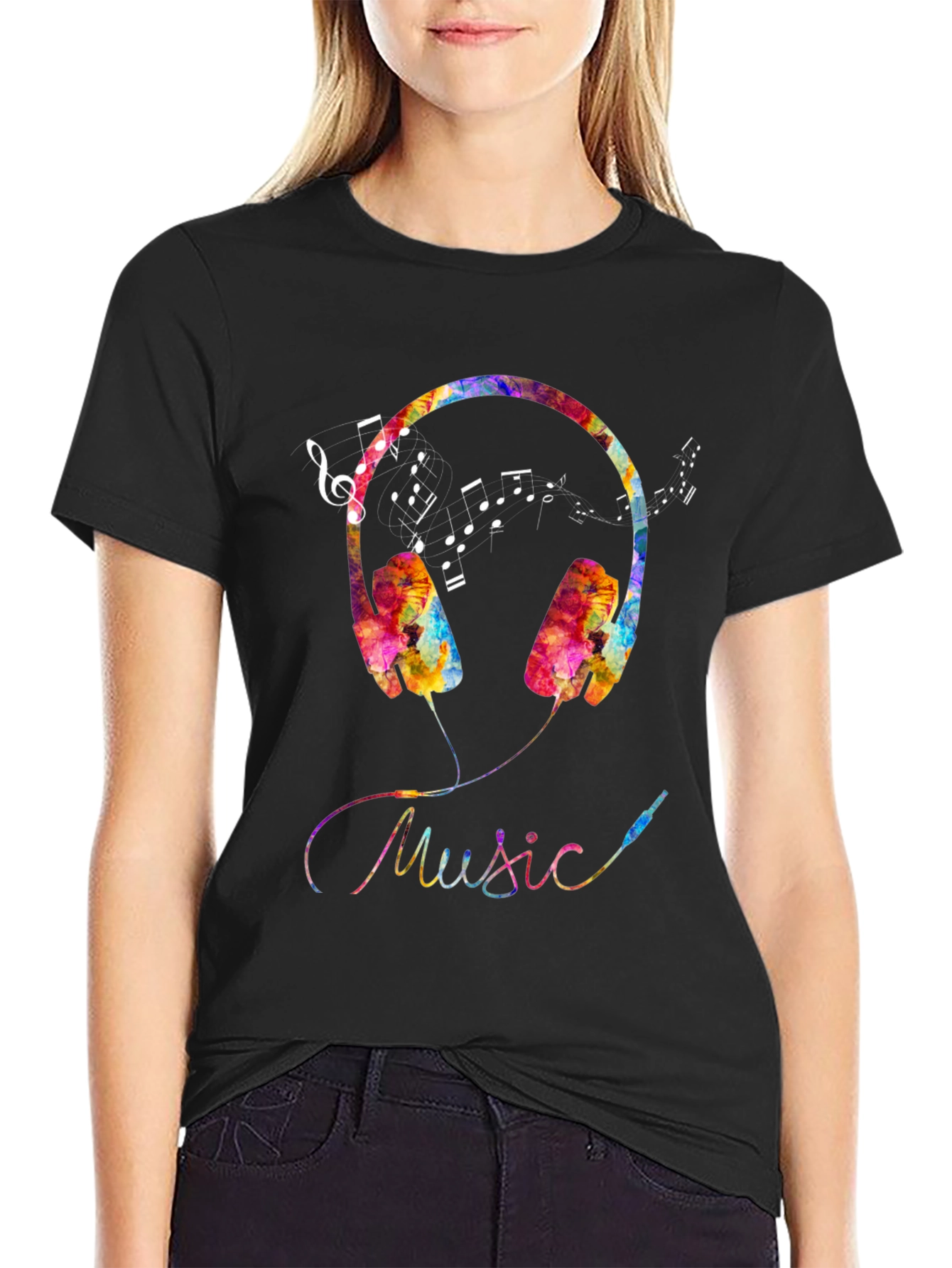 Music Headphone Graphic Tee