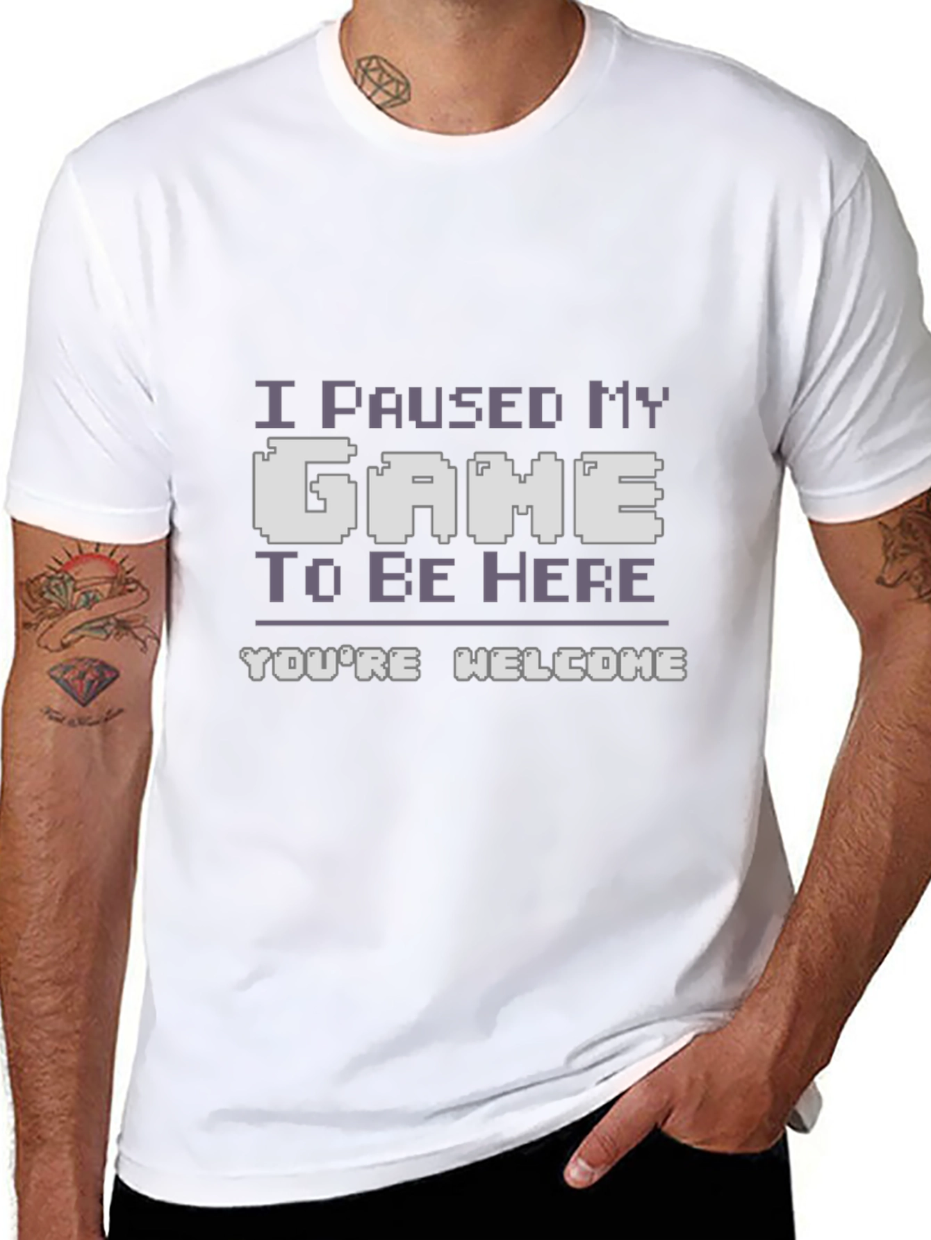 Gamer T-Shirt - I Paused My Game