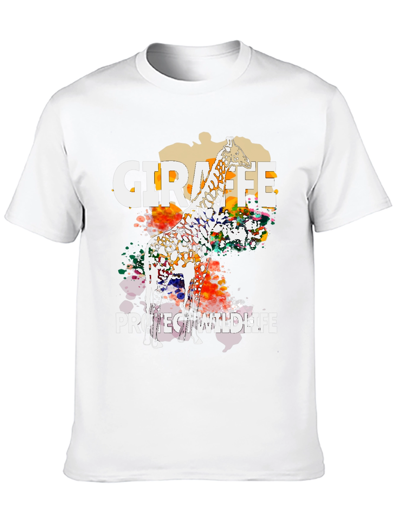 Giraffe Protect Wildlife T-Shirt