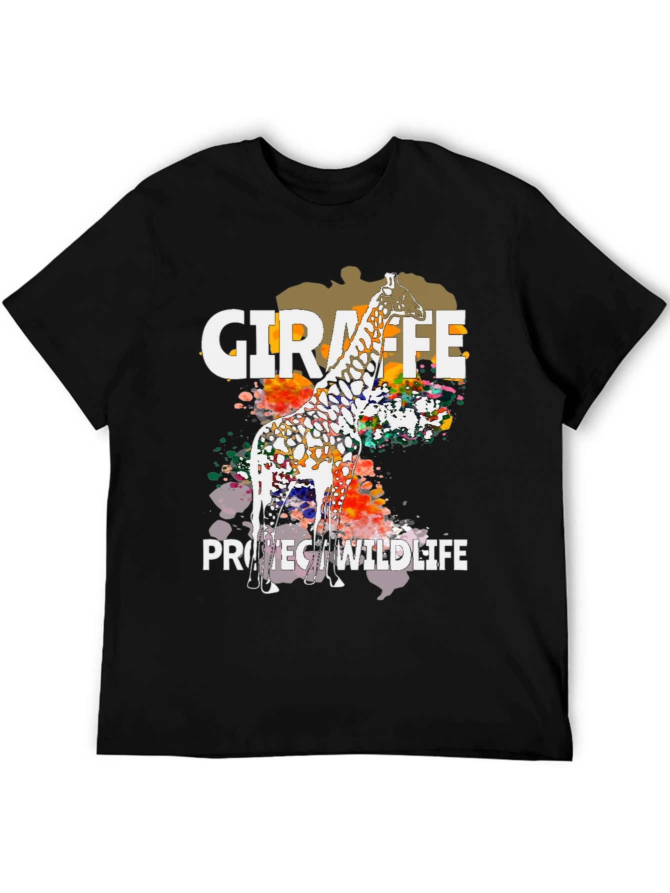 Giraffe Protect Wildlife T-Shirt