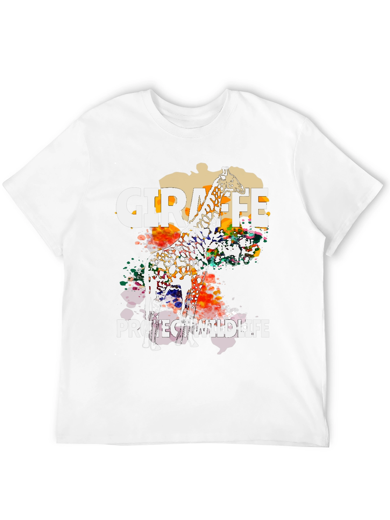 Giraffe Protect Wildlife T-Shirt
