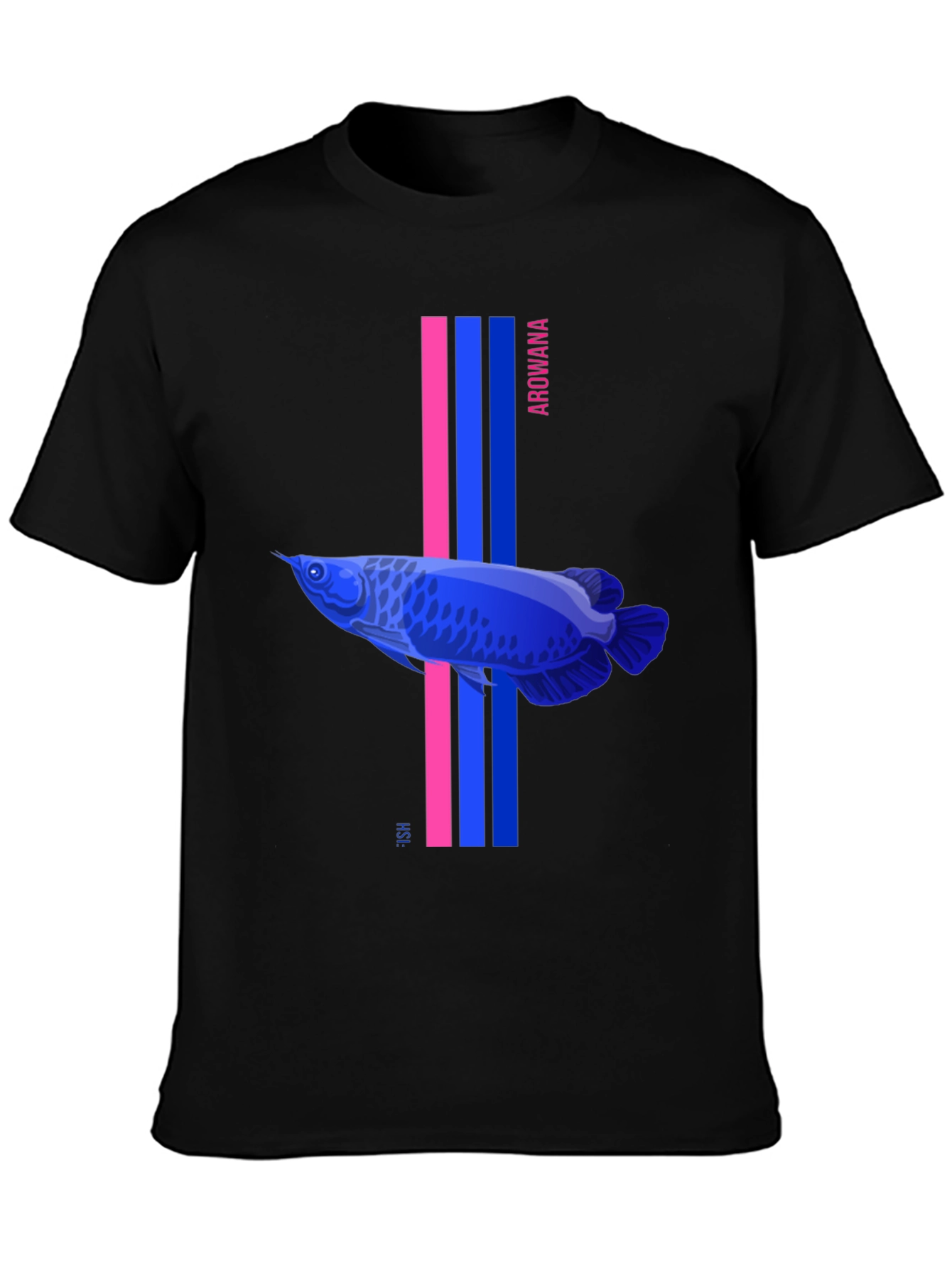 Arowana Fish Graphic Tee - Modern Design