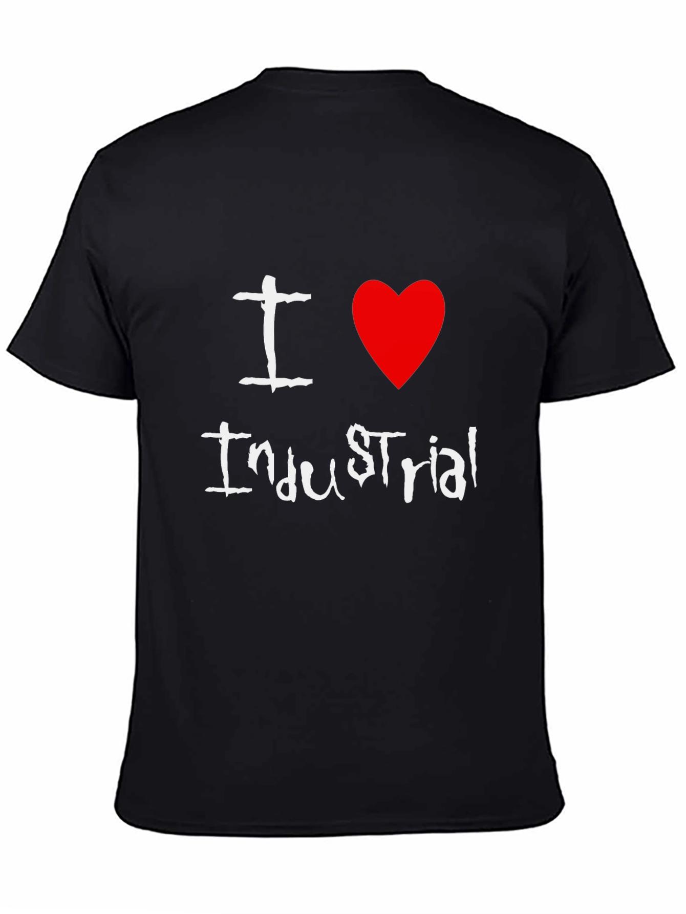I Love Industrial Black T-Shirt