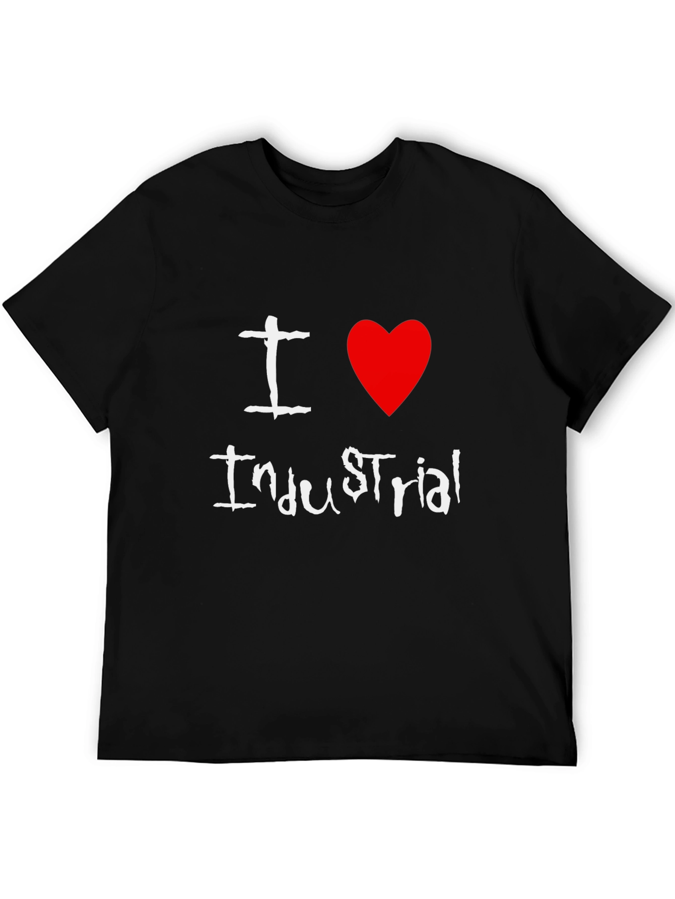 I Love Industrial Black T-Shirt