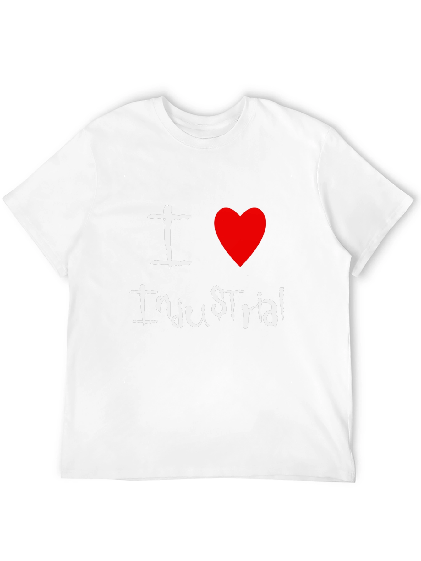 I Love Industrial Black T-Shirt