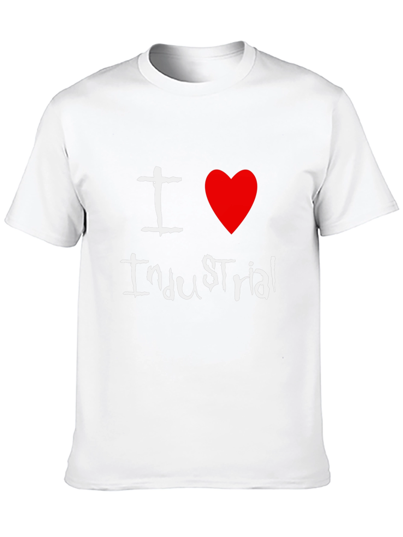 I Love Industrial Black T-Shirt