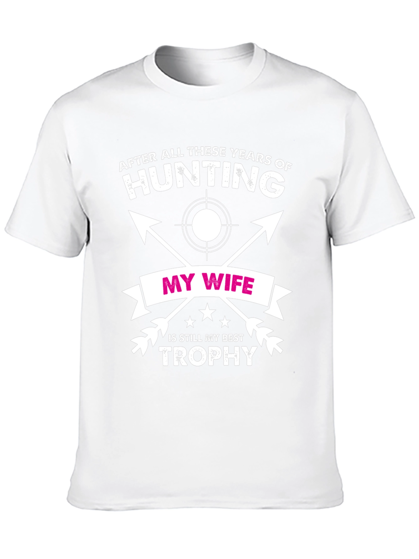 Hunting Wife Trophy Graphic Tee - Black