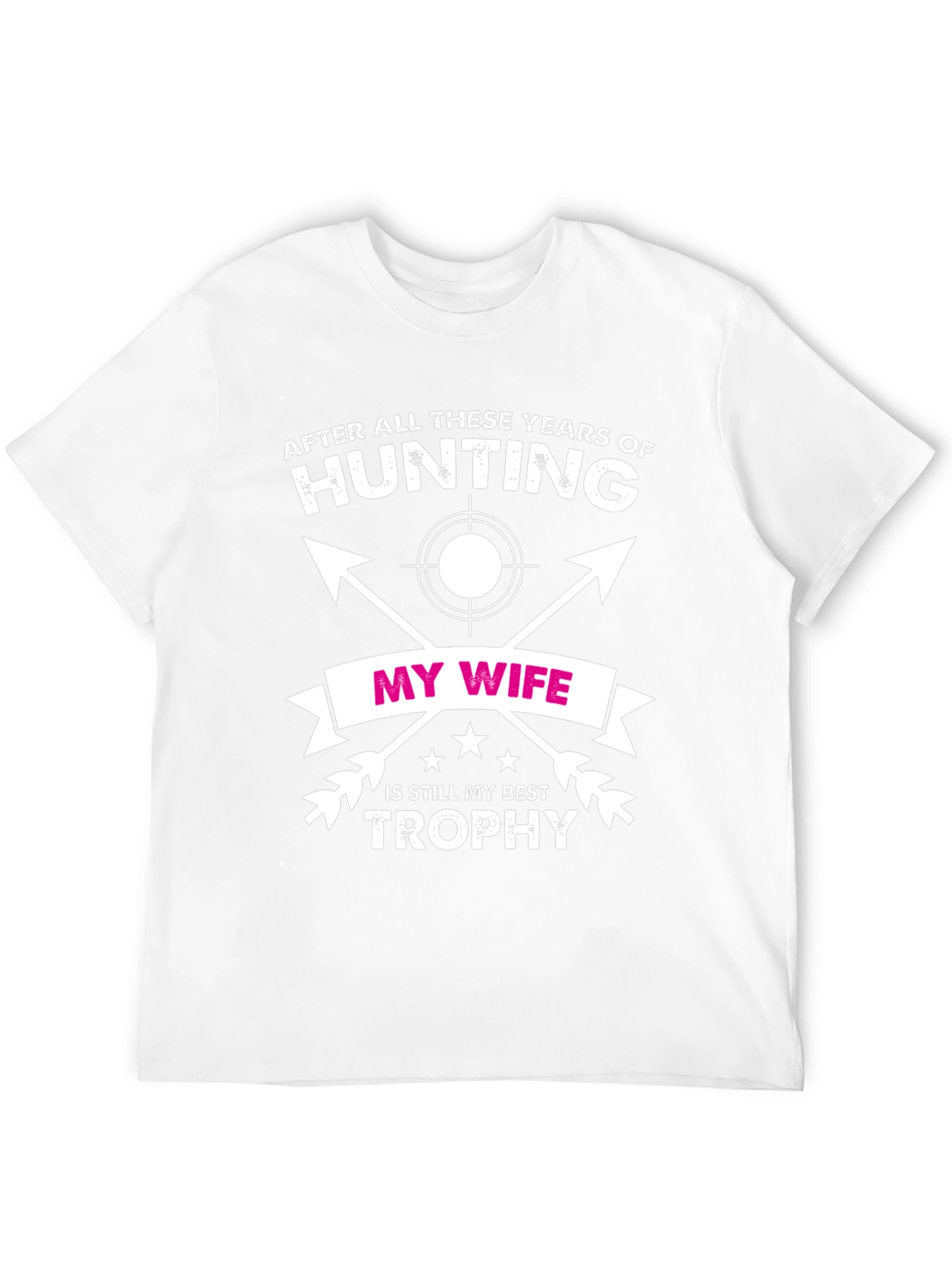 Hunting Wife Trophy Graphic Tee - Black