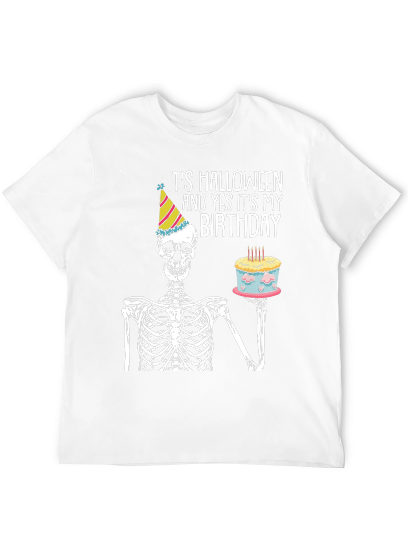 Halloween Birthday Skeleton T-Shirt