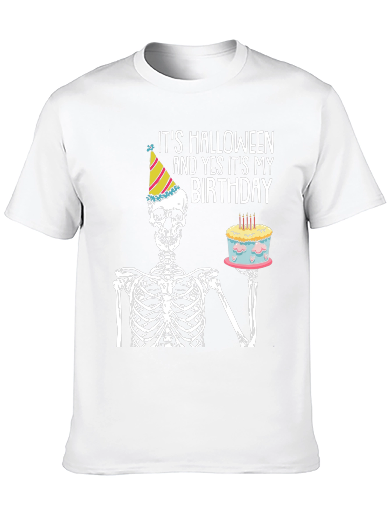 Halloween Birthday Skeleton T-Shirt