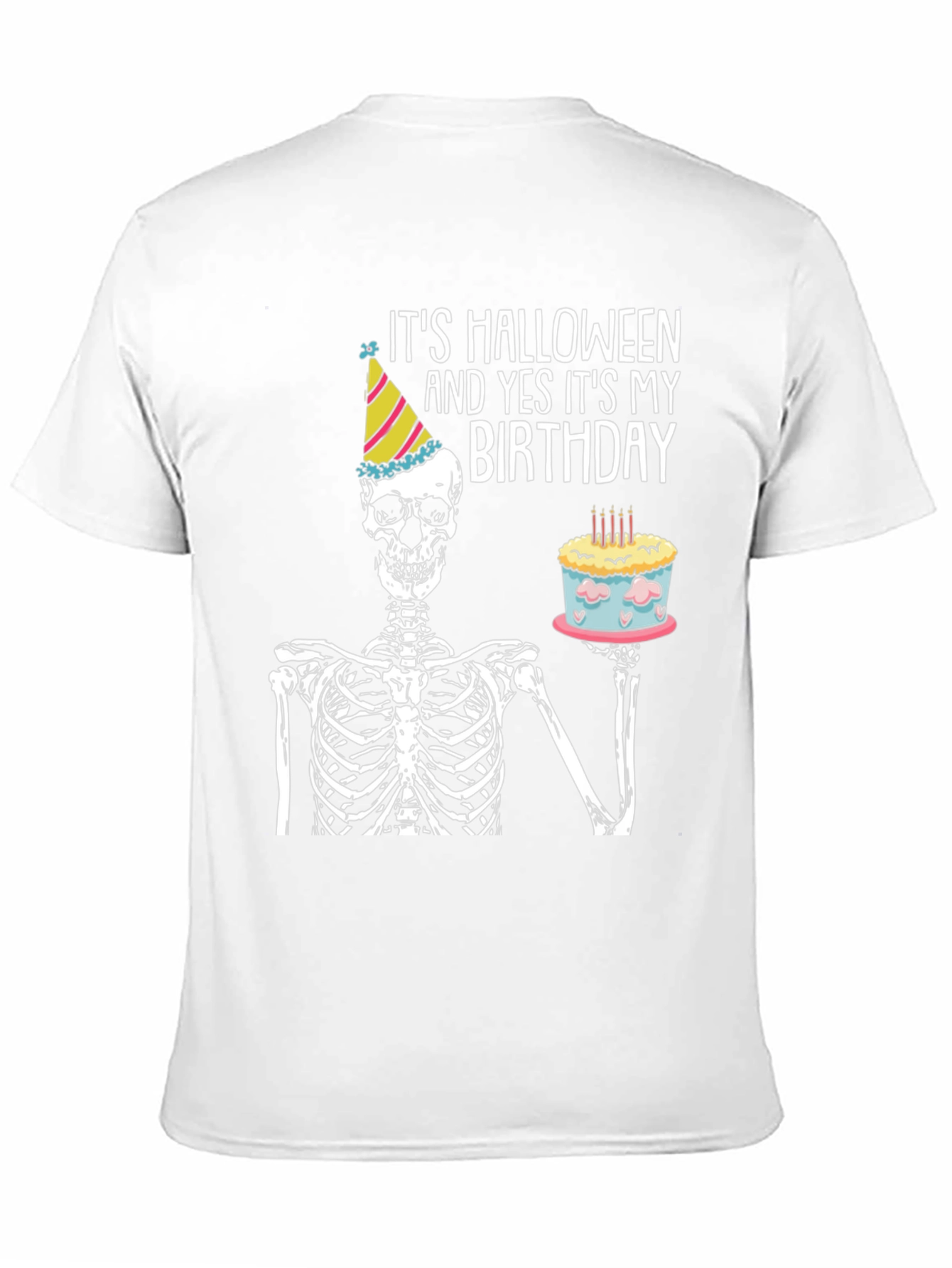 Halloween Birthday Skeleton T-Shirt