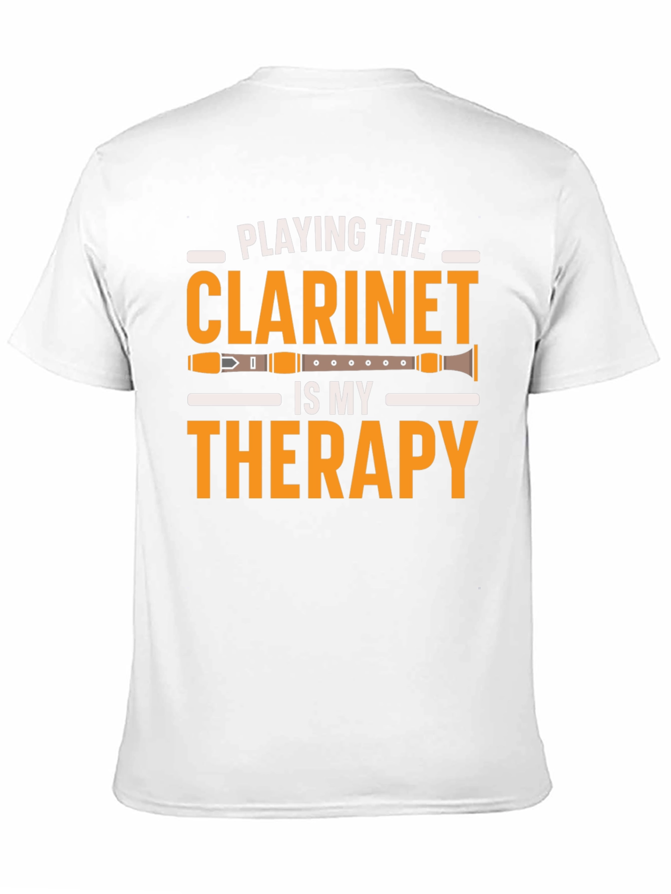 Clarinet Therapy T-Shirt - Music Lover Tee