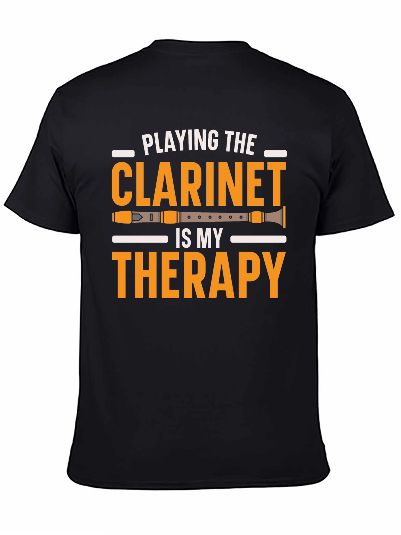 Clarinet Therapy T-Shirt - Music Lover Tee