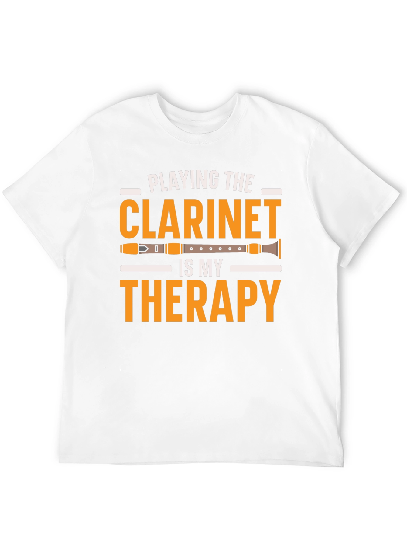Clarinet Therapy T-Shirt - Music Lover Tee