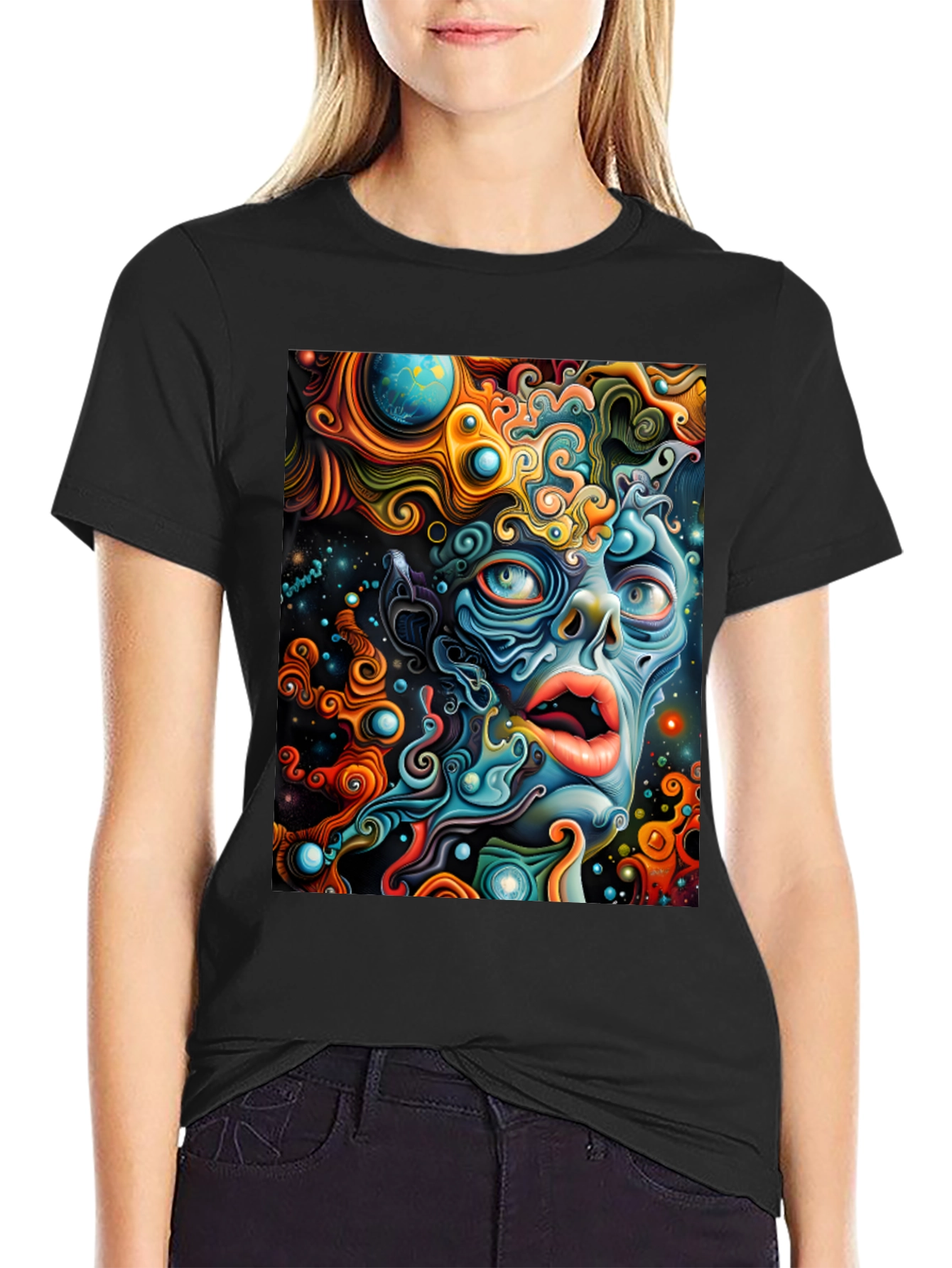 Psychedelic Surreal Art Graphic T-Shirt