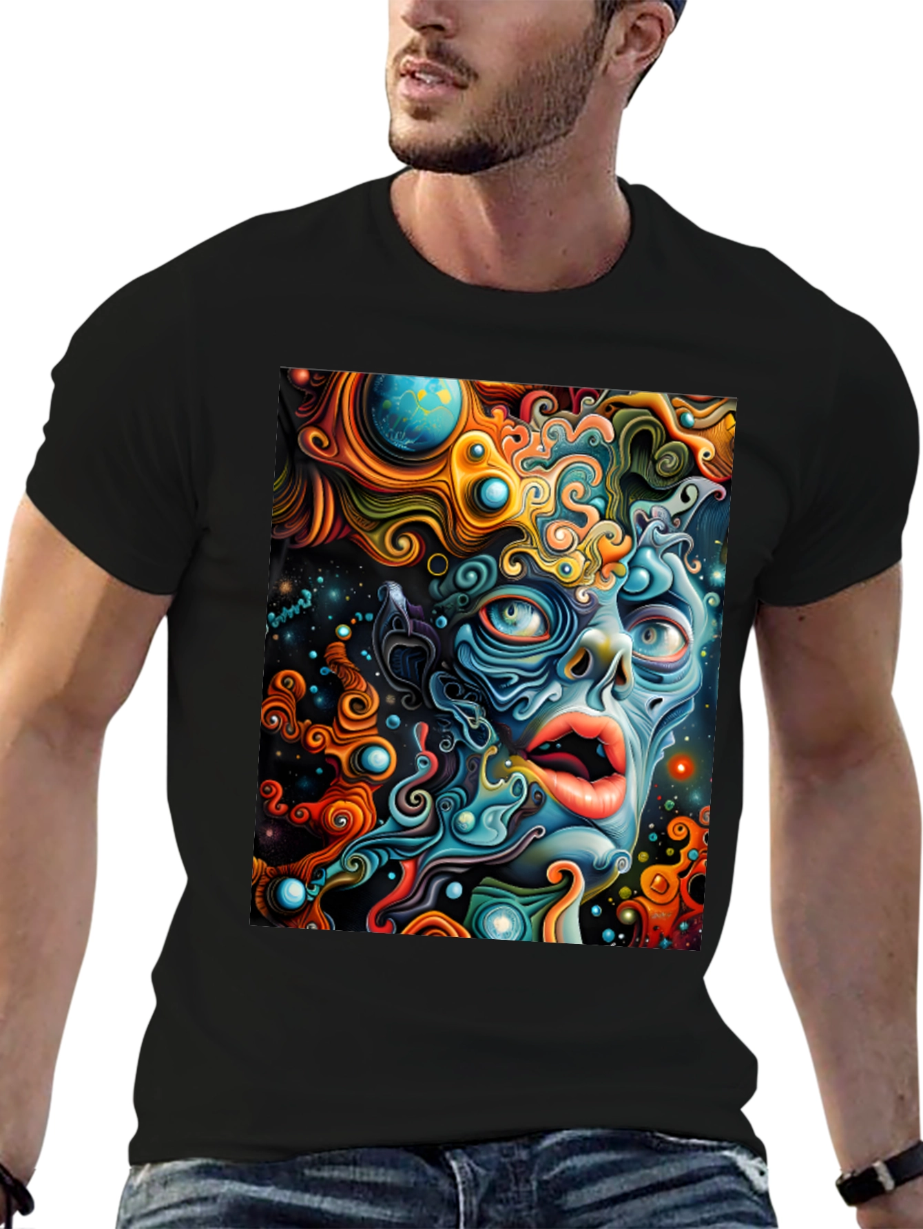 Psychedelic Surreal Art Graphic T-Shirt