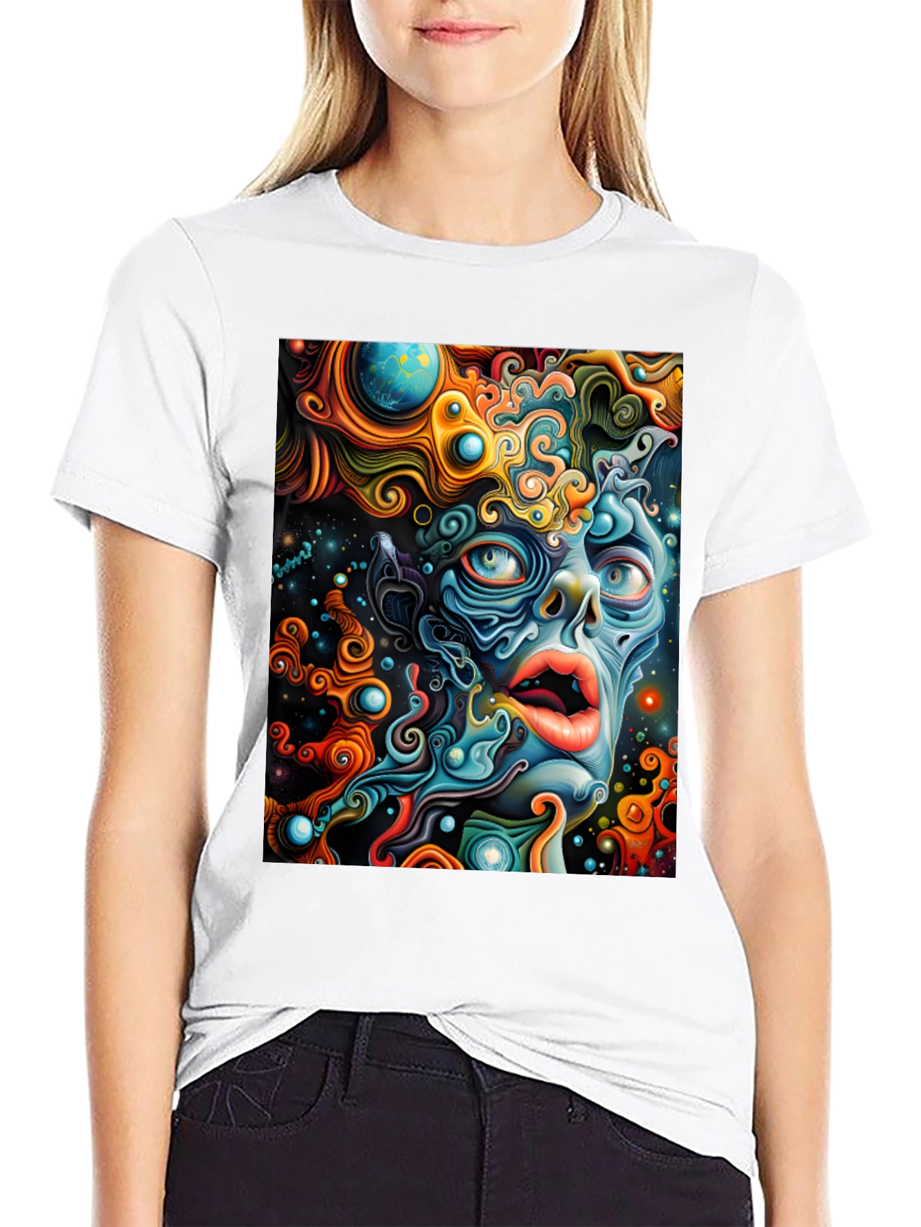 Psychedelic Surreal Art Graphic T-Shirt