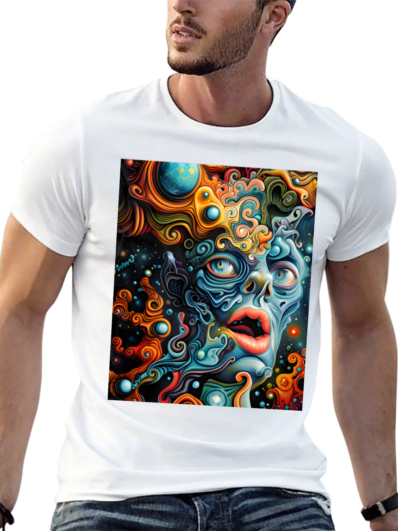 Psychedelic Surreal Art Graphic T-Shirt