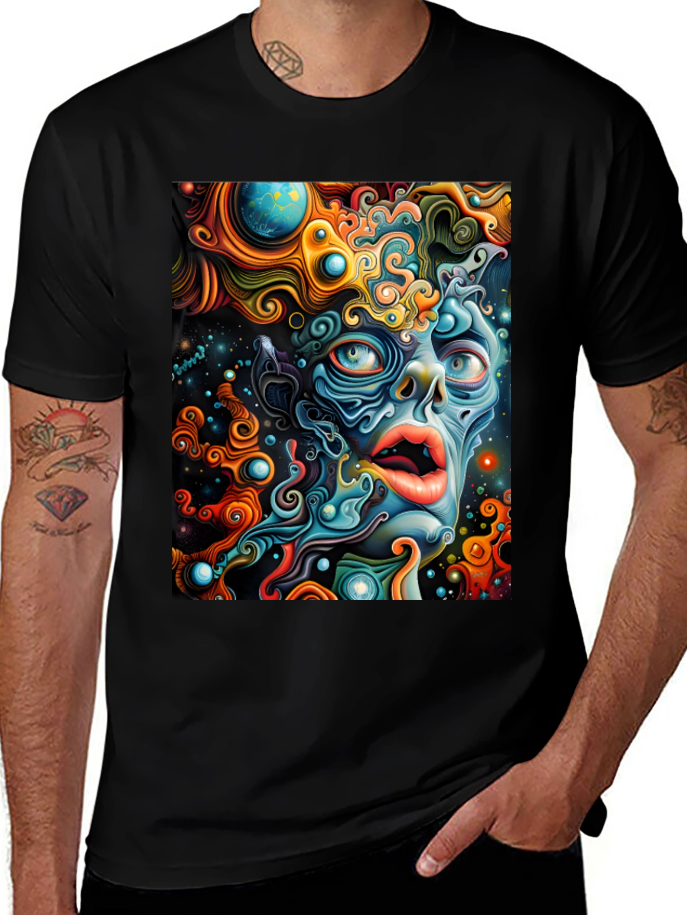 Psychedelic Surreal Art Graphic T-Shirt