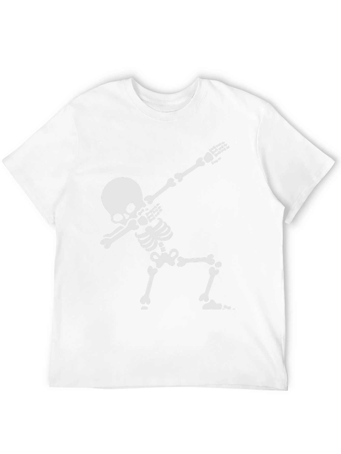 Dabbing Skeleton Graphic Tee - Black
