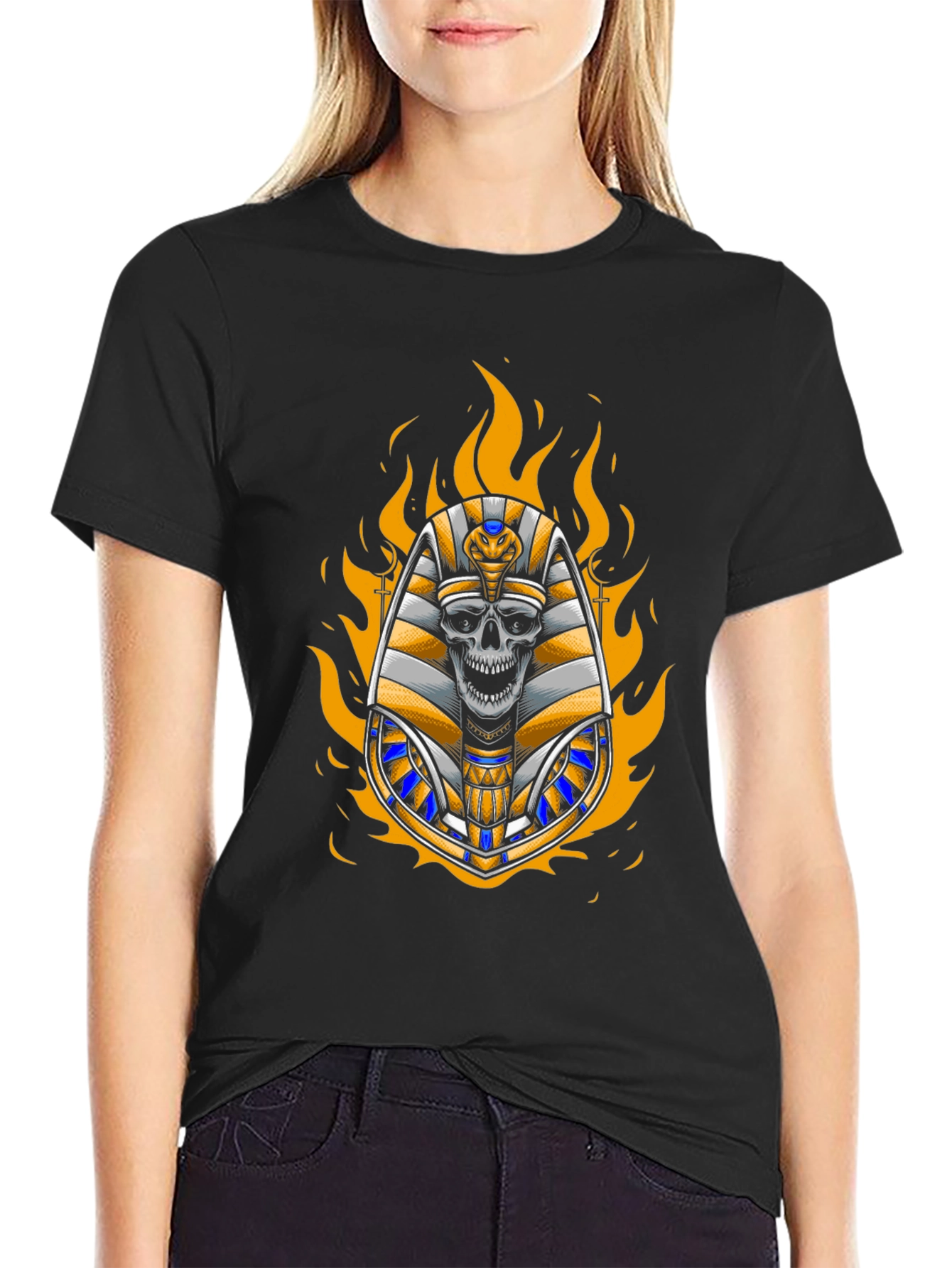 Pharaoh Skull T-Shirt - Mens Graphic Tee