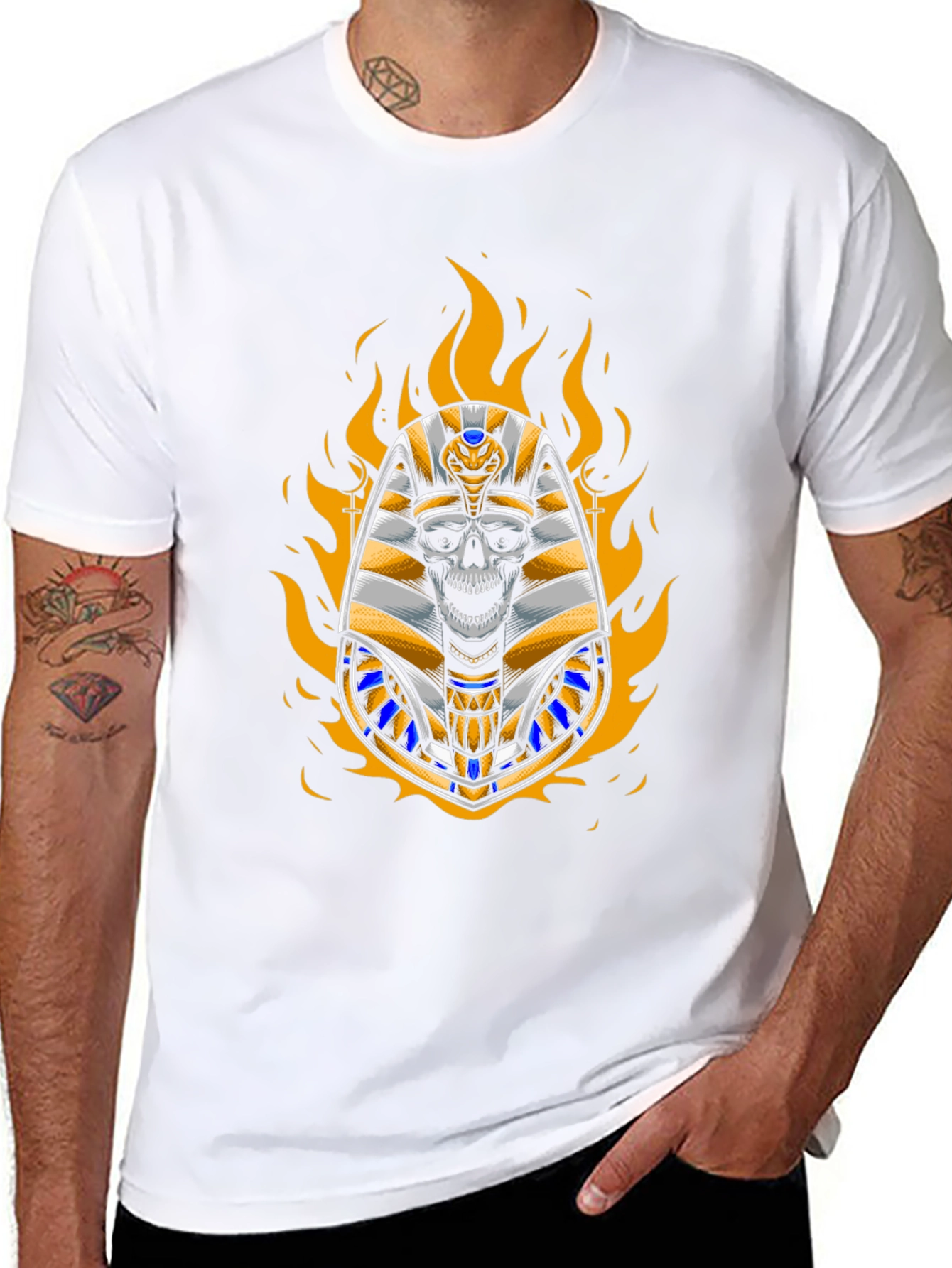 Pharaoh Skull T-Shirt - Mens Graphic Tee
