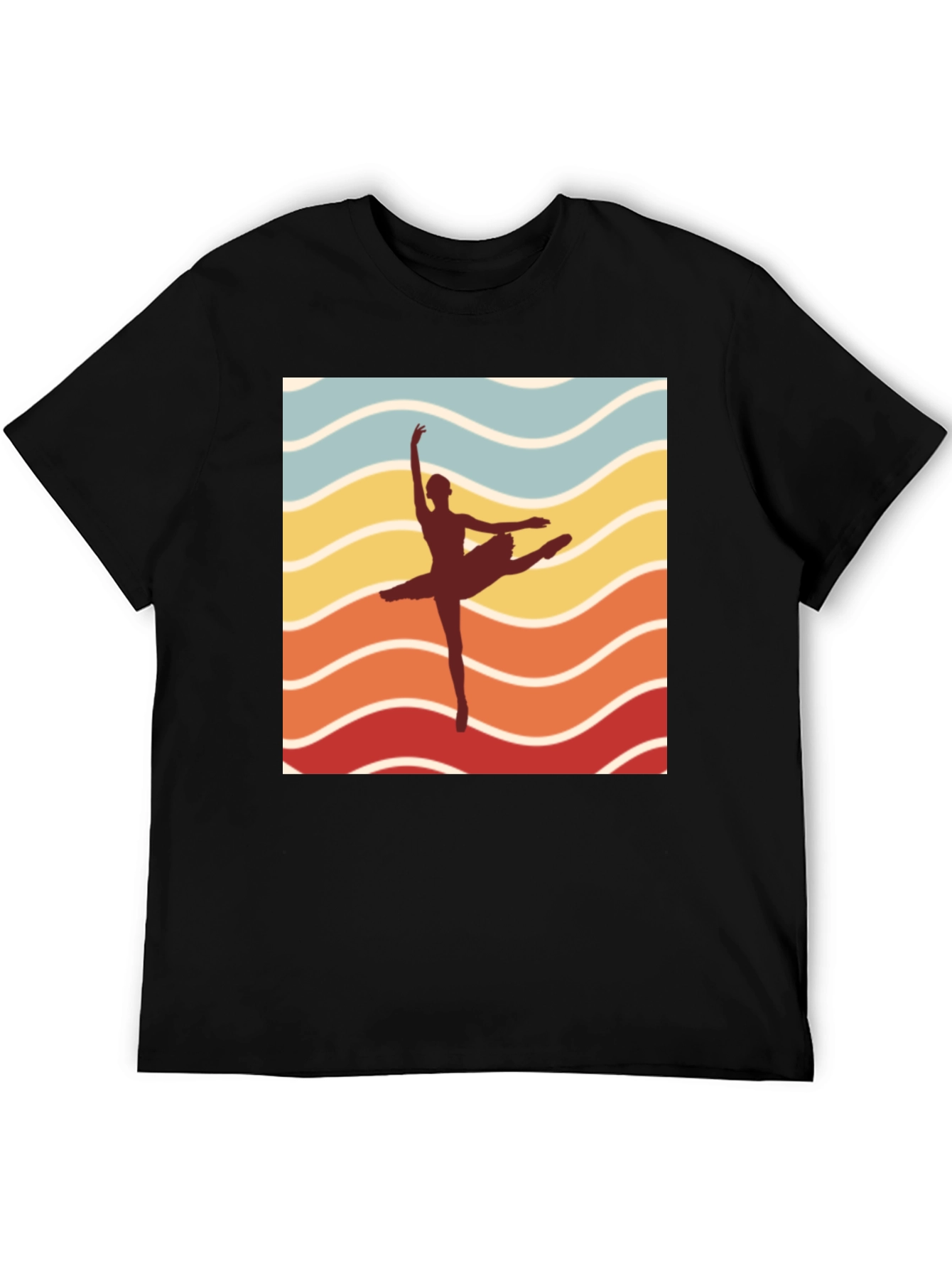 Ballet Retro Tee - Dancer Silhouette