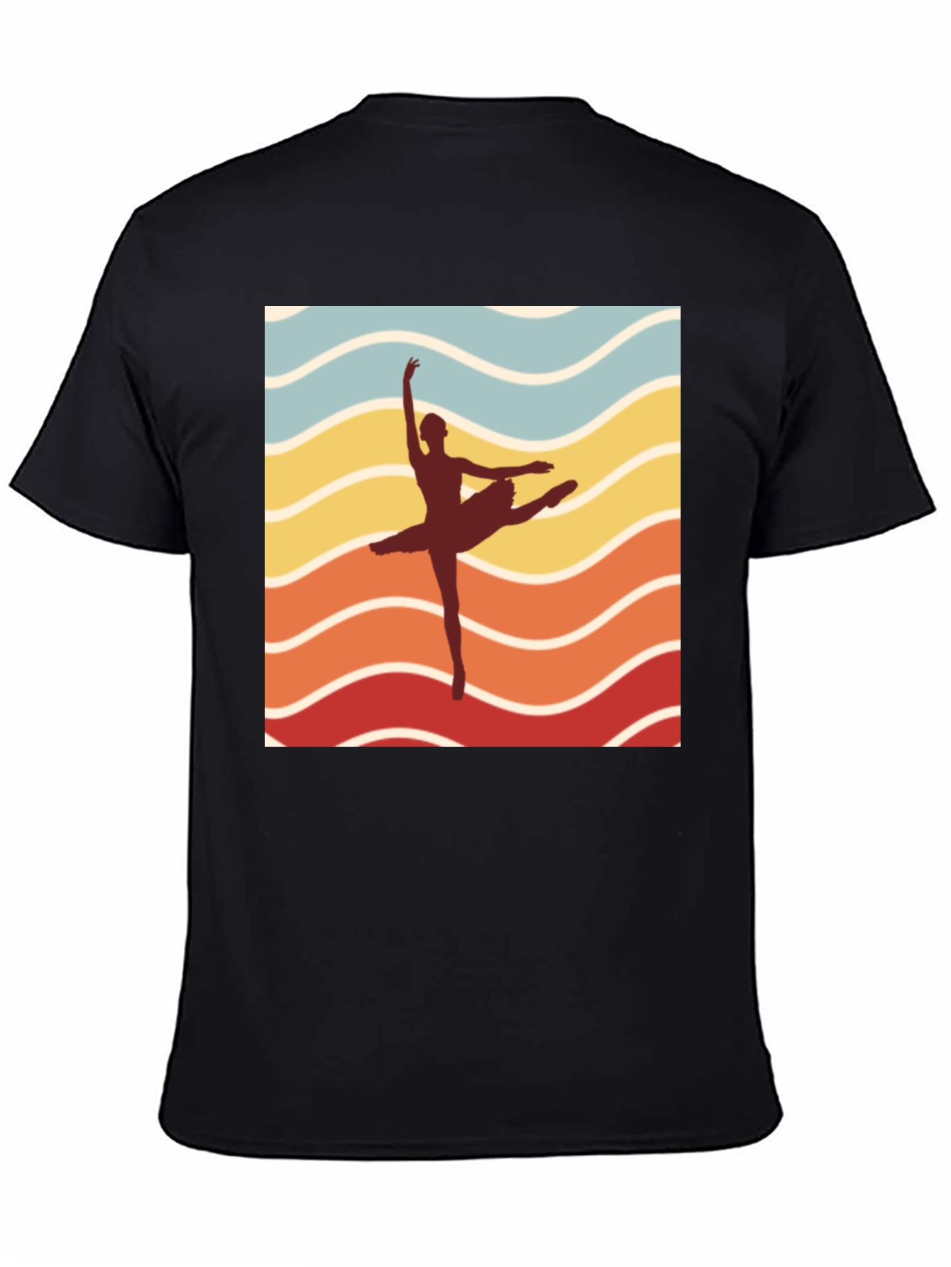 Ballet Retro Tee - Dancer Silhouette