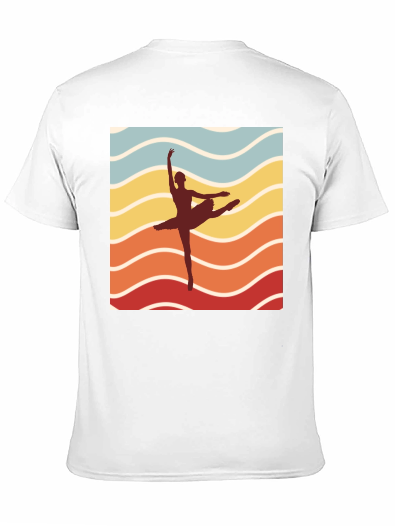 Ballet Retro Tee - Dancer Silhouette
