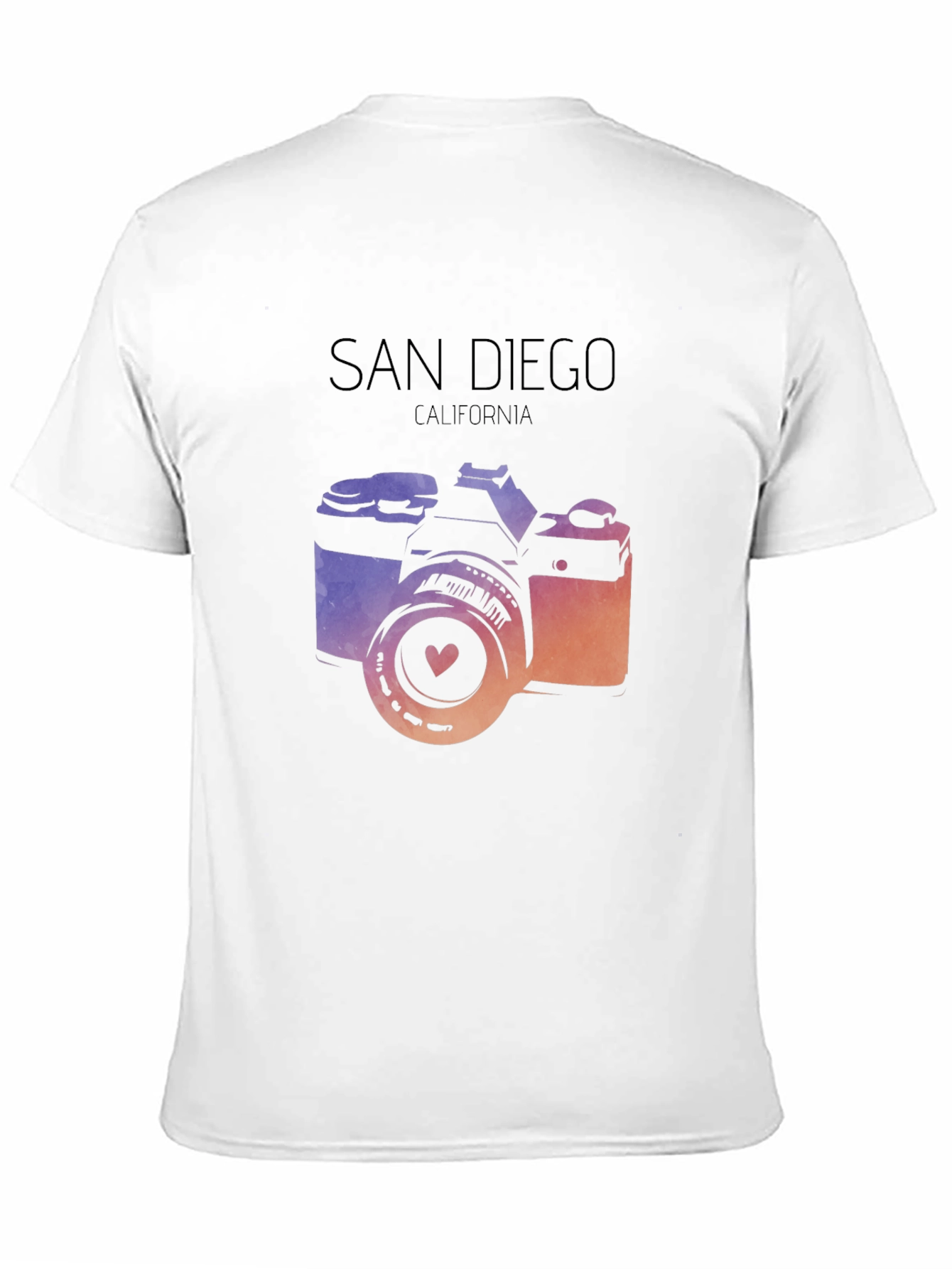 San Diego Camera Graphic T-Shirt