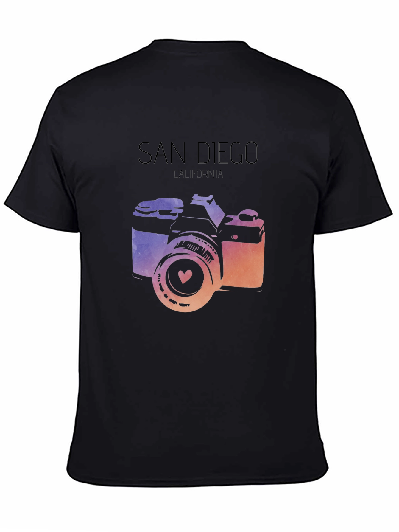 San Diego Camera Graphic T-Shirt