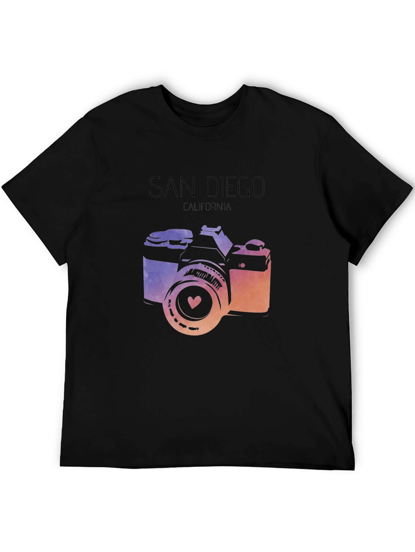 San Diego Camera Graphic T-Shirt