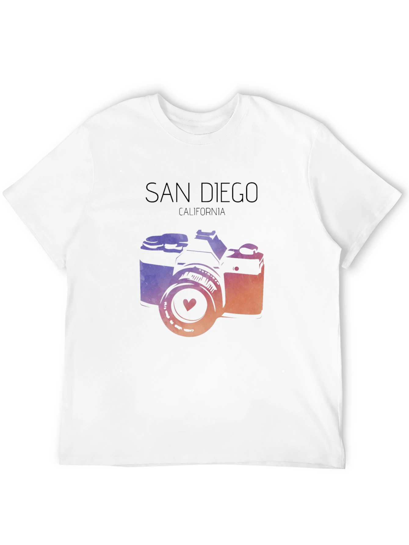 San Diego Camera Graphic T-Shirt