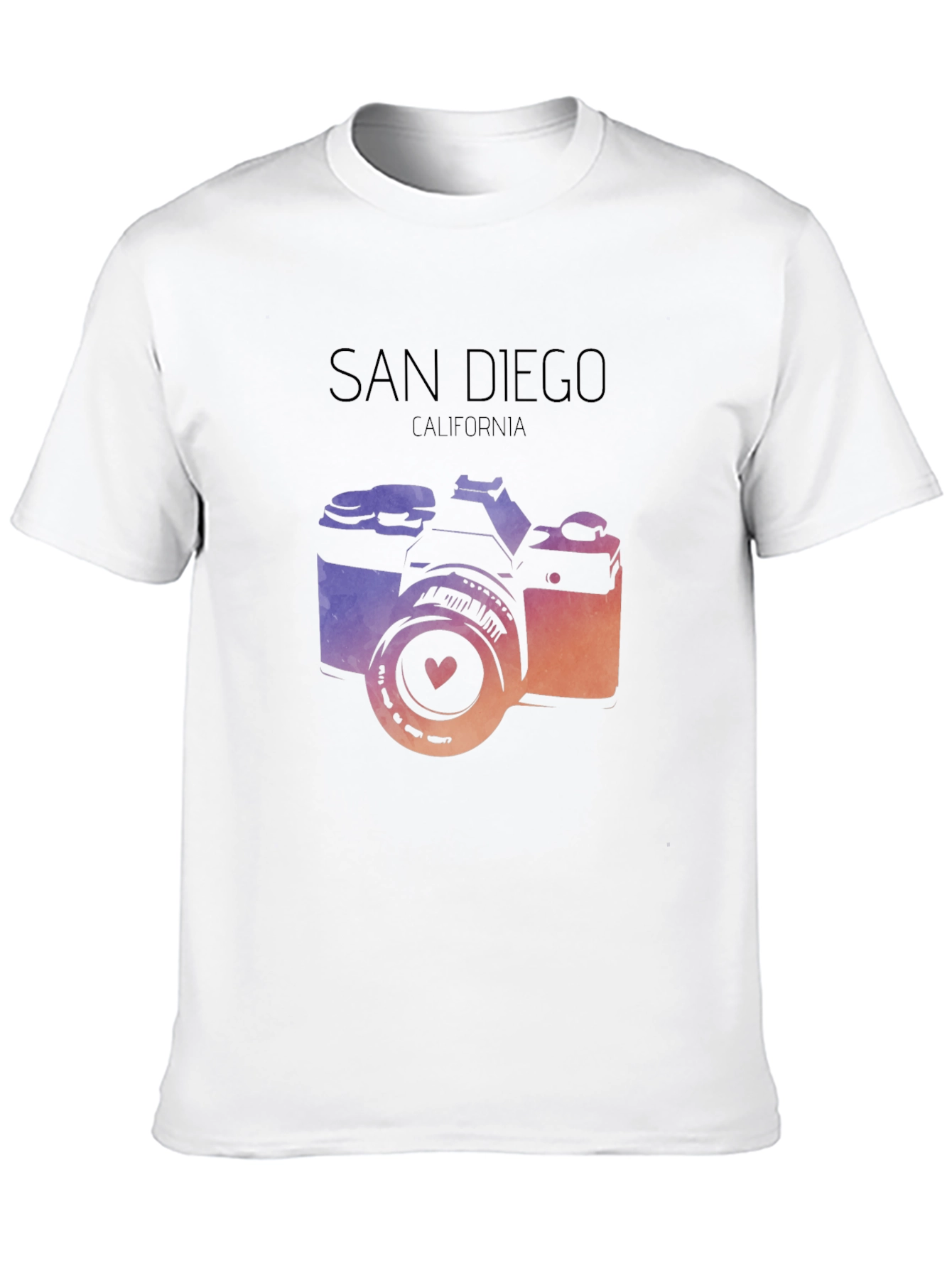 San Diego Camera Graphic T-Shirt