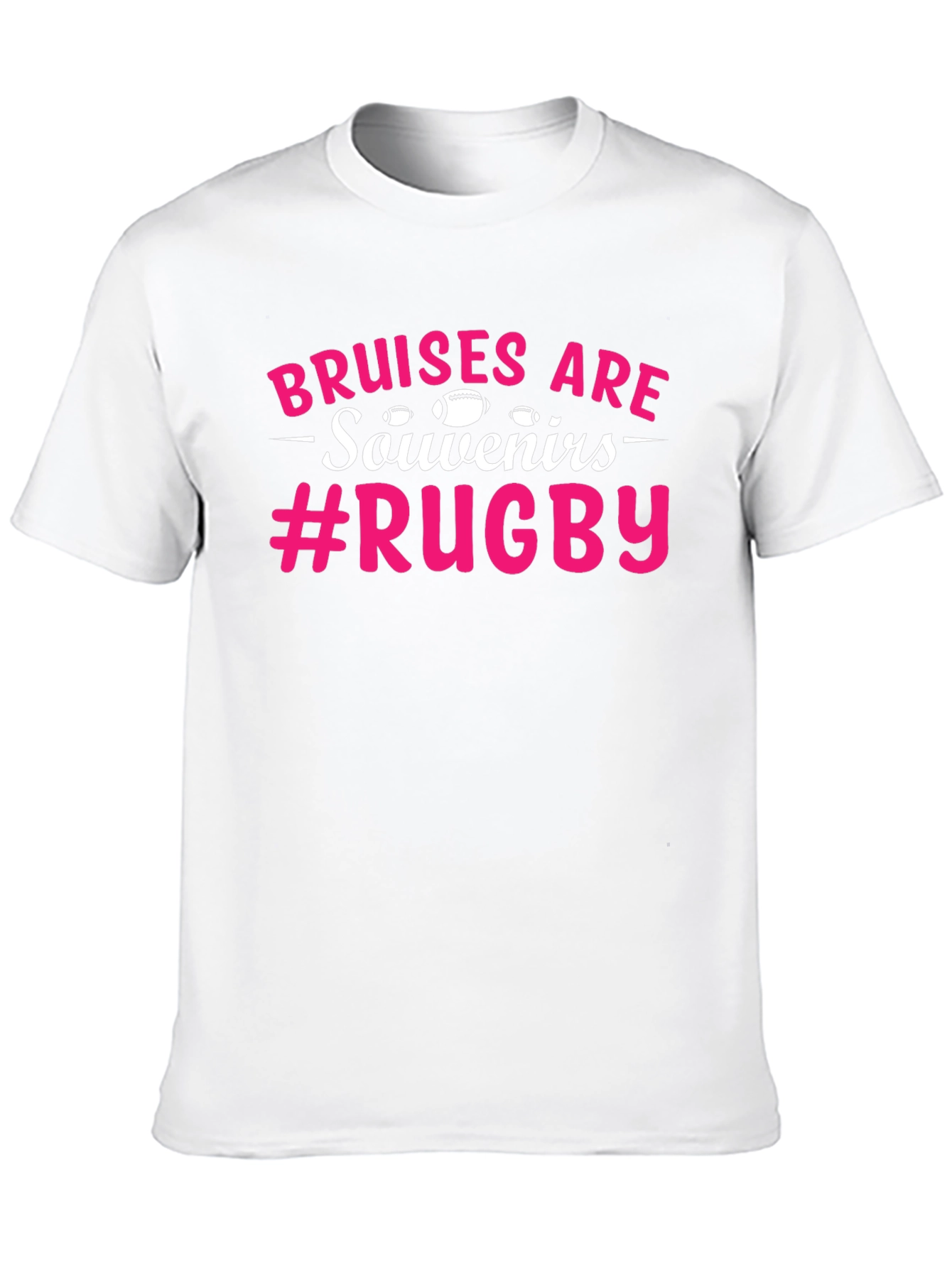 Bruises Are Souvenirs Rugby Graphic T-Shirt