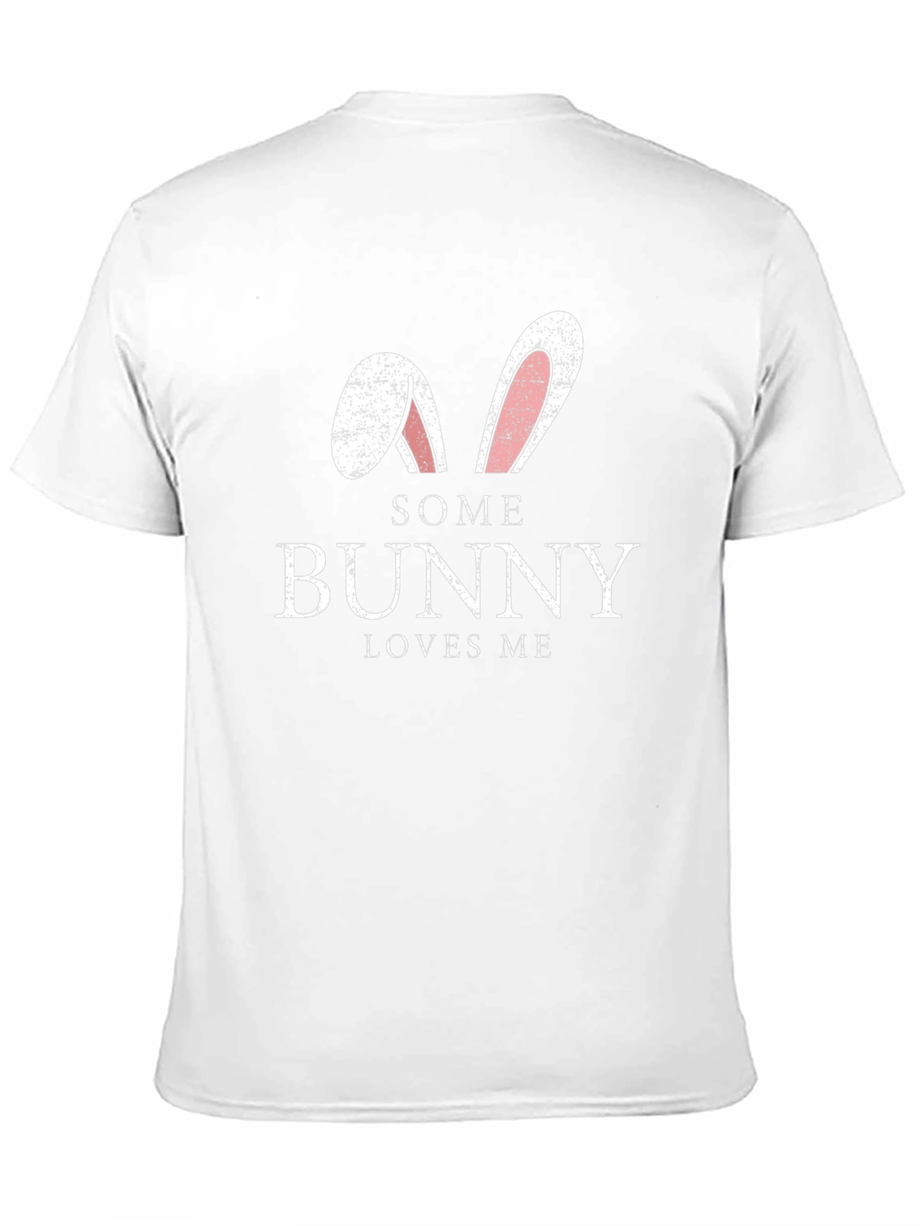 Some Bunny Loves Me Black T-Shirt