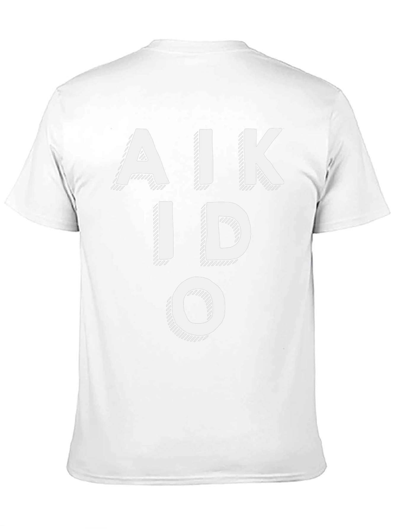 Aikido Black T-Shirt Martial Arts Style