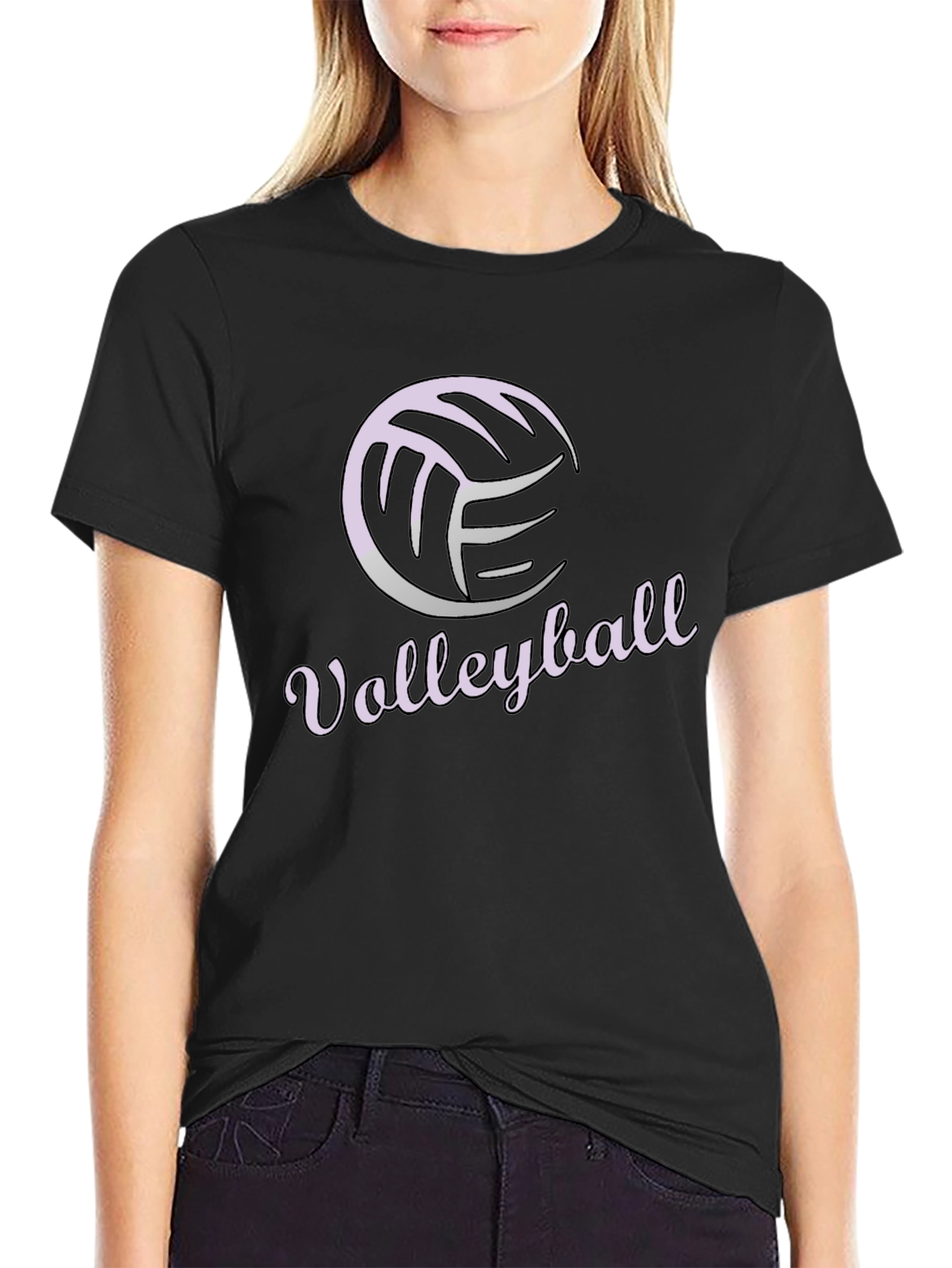 Volleyball Graphic T-Shirt - Sporty Style