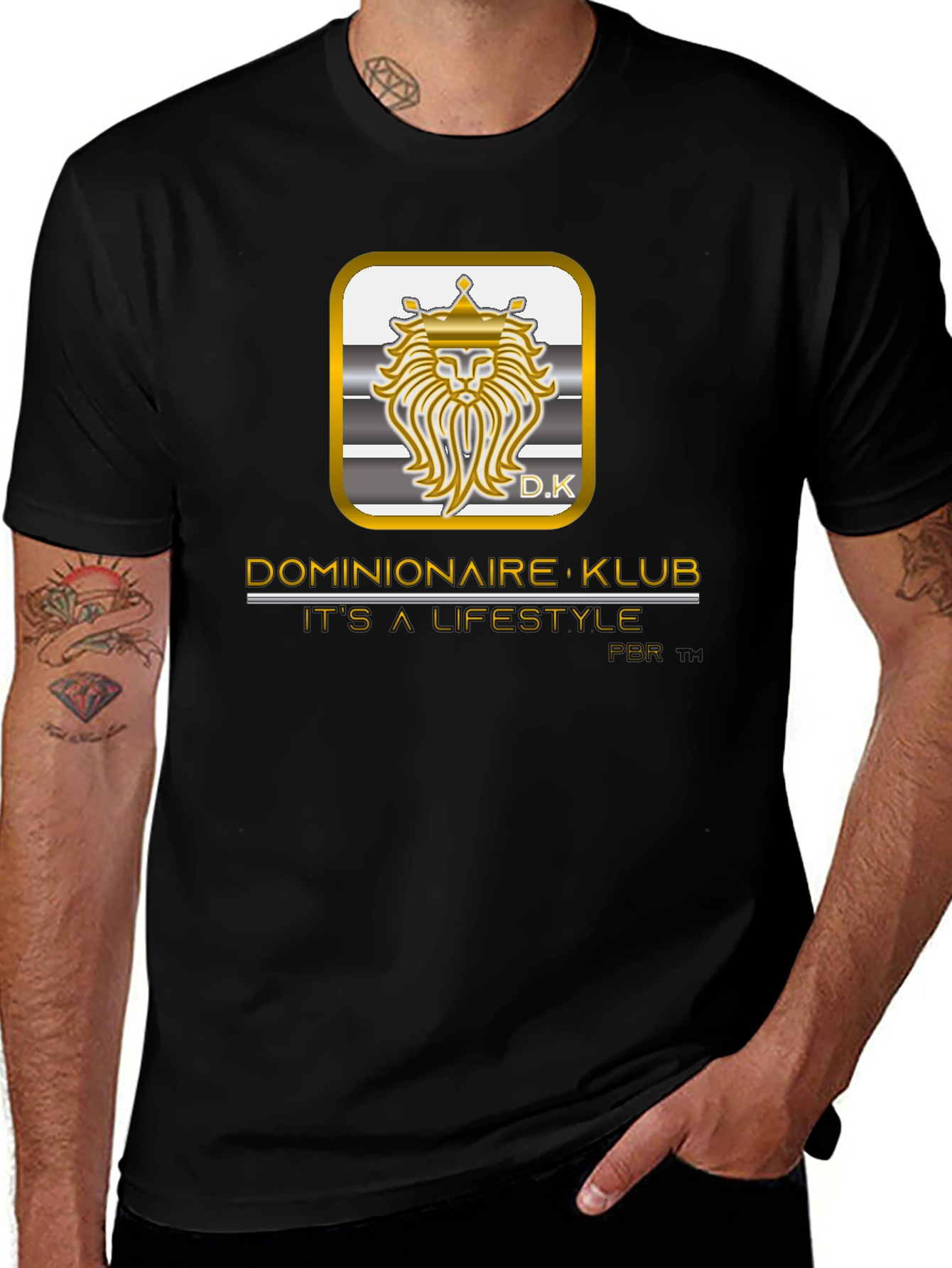 Dominionaire Klub Lifestyle Black T-Shirt