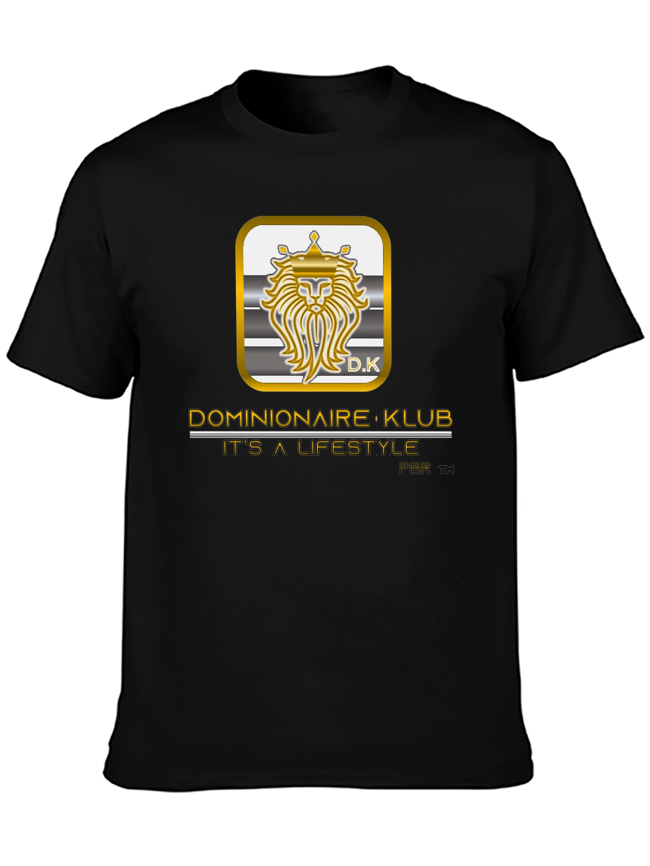 Dominionaire Klub Lifestyle Black T-Shirt