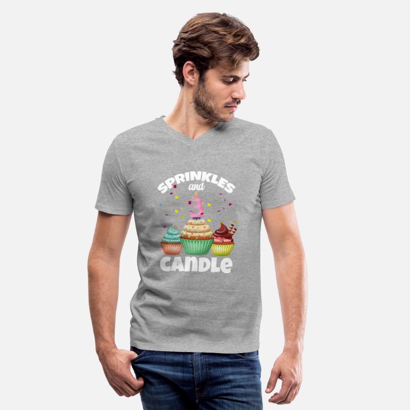 3 Sprinkles Candle Cupcake Confetti Kid 3rd