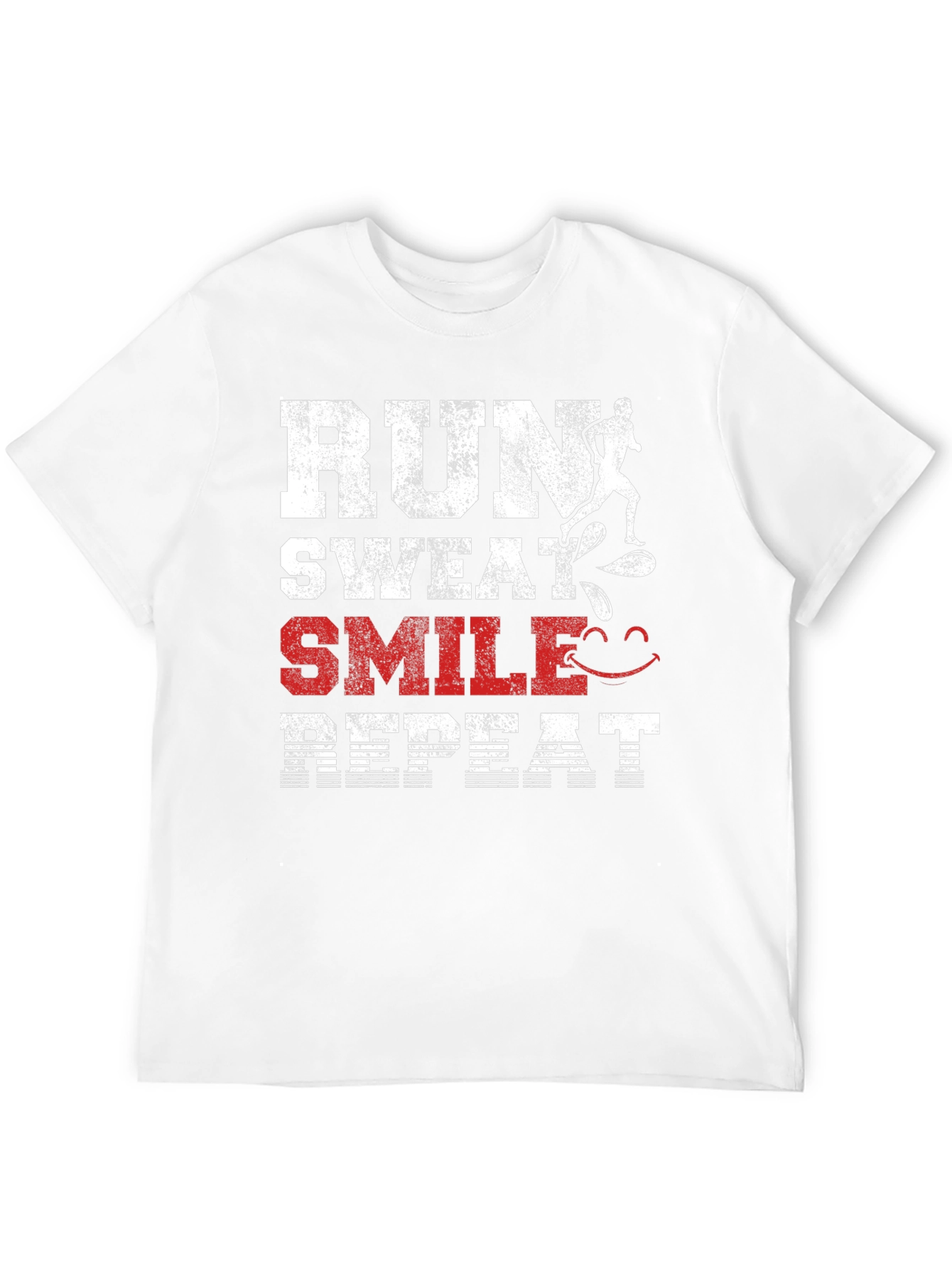 Run Sweat Smile Repeat Graphic T-Shirt