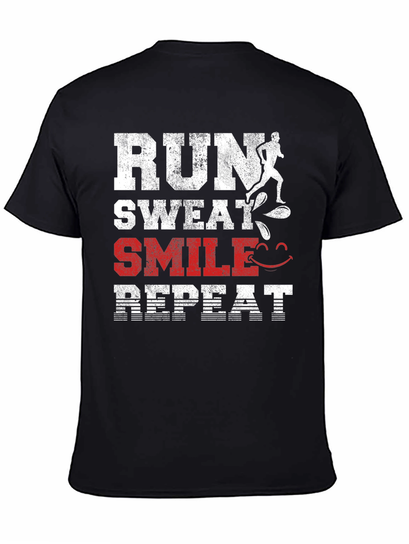 Run Sweat Smile Repeat Graphic T-Shirt