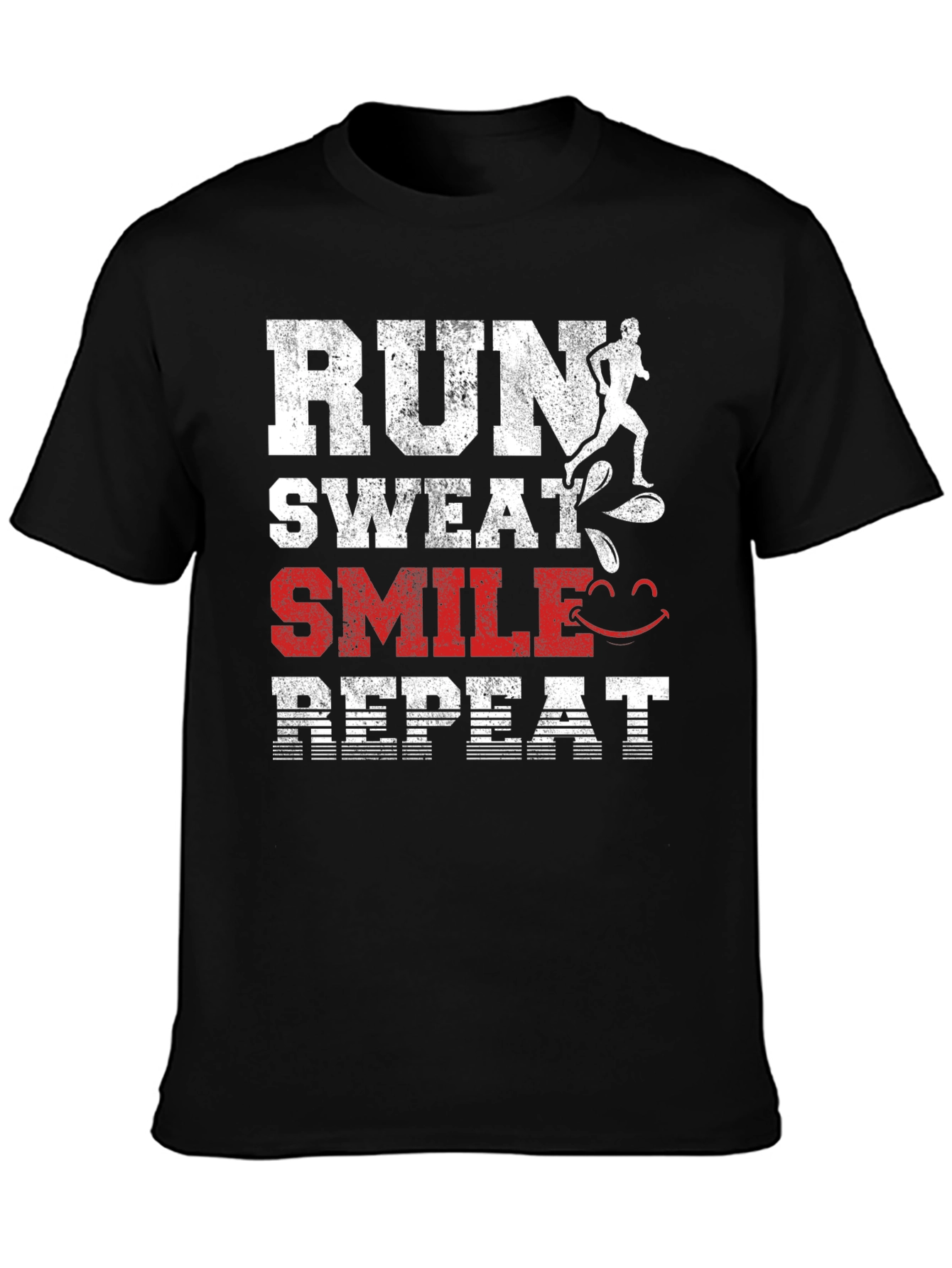 Run Sweat Smile Repeat Graphic T-Shirt