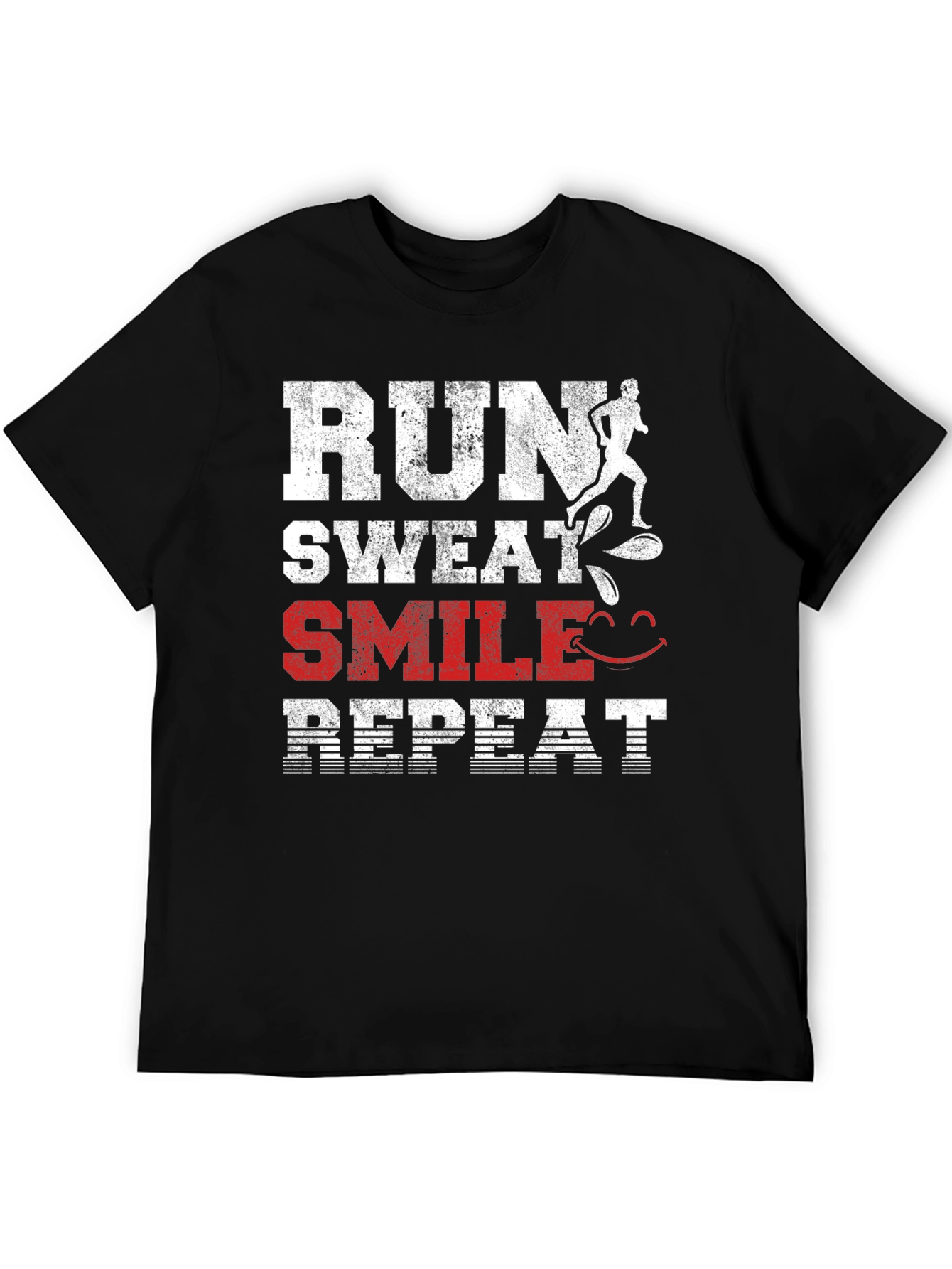 Run Sweat Smile Repeat Graphic T-Shirt